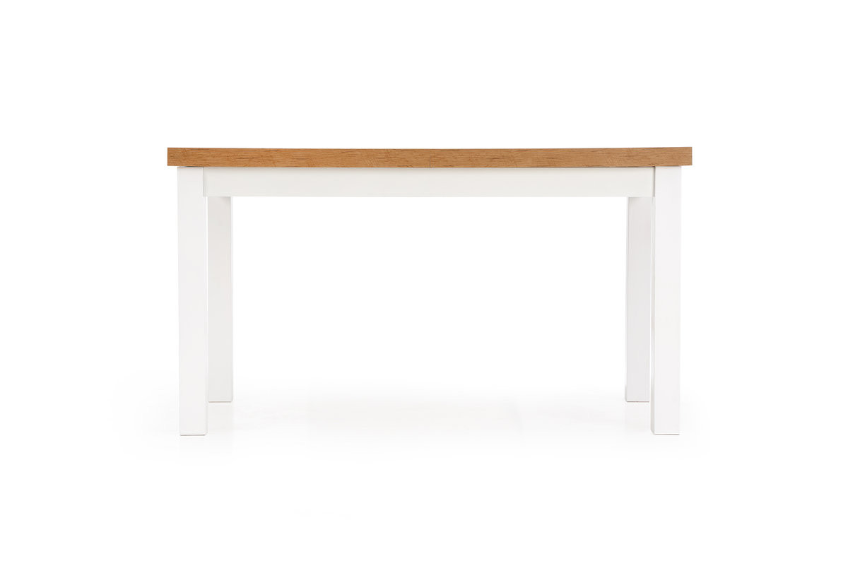 Biały stół z batem o strukturze drewna GOTIA - obrazek 4