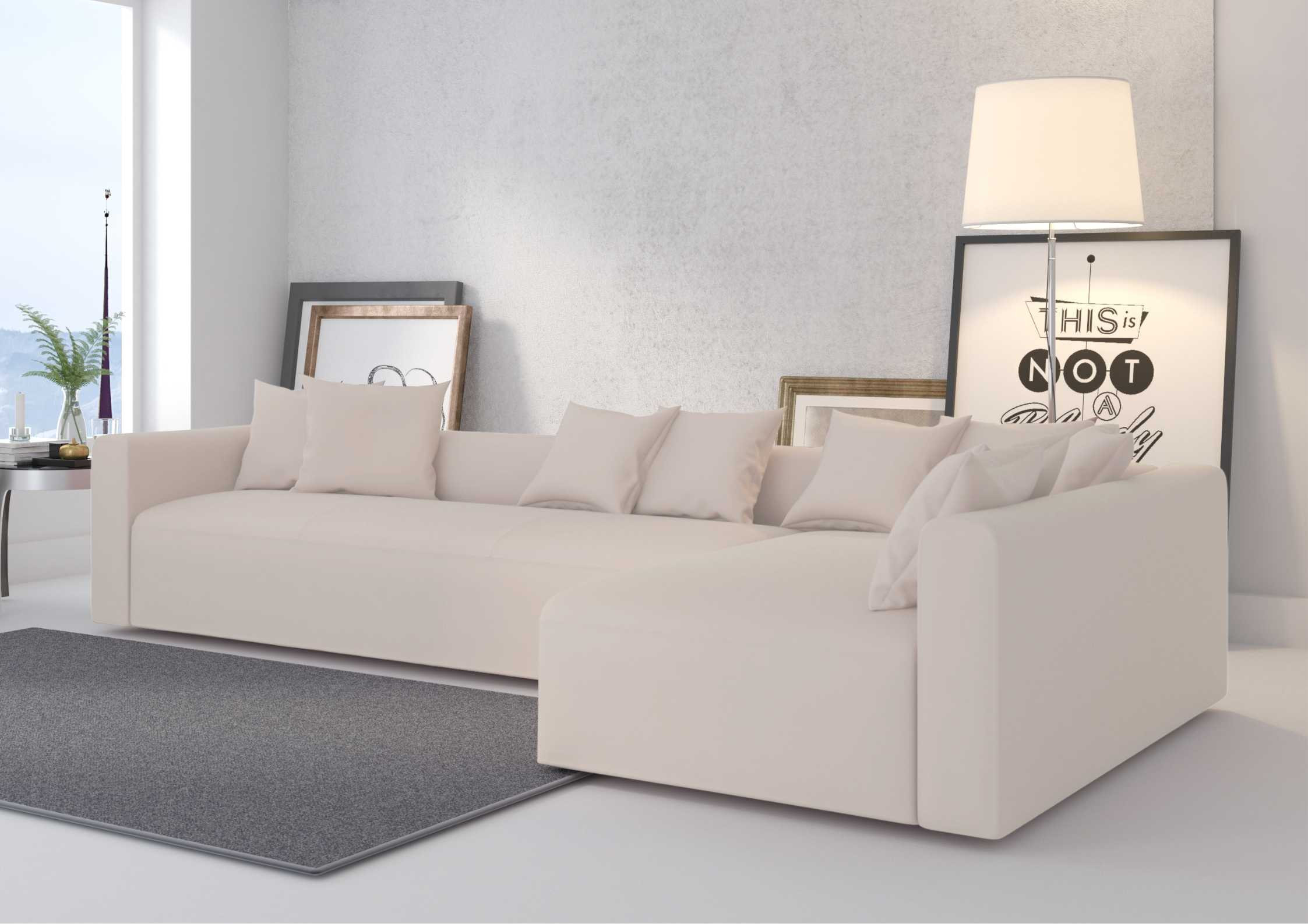 Designerska duża rogówka z funkcją spania Fantom Narożnik rozkładany PRAWY - obrazek 5