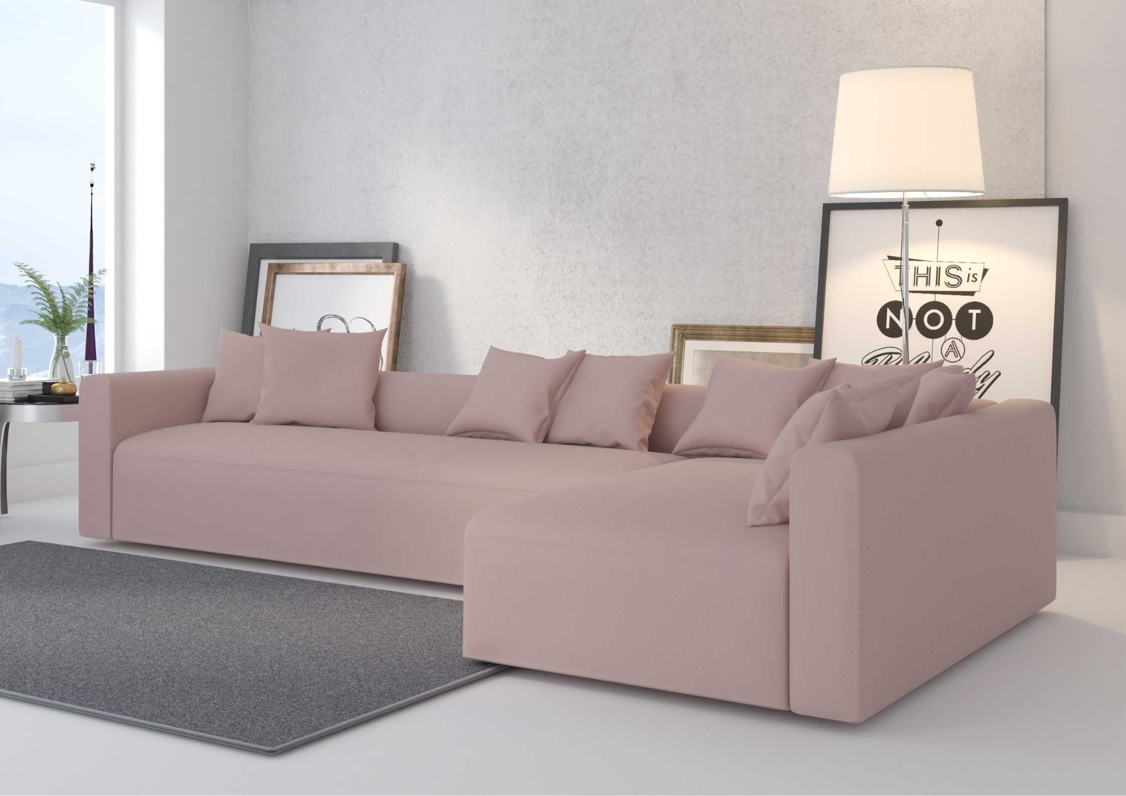 Designerska duża rogówka z funkcją spania Fantom Narożnik rozkładany PRAWY - obrazek 6