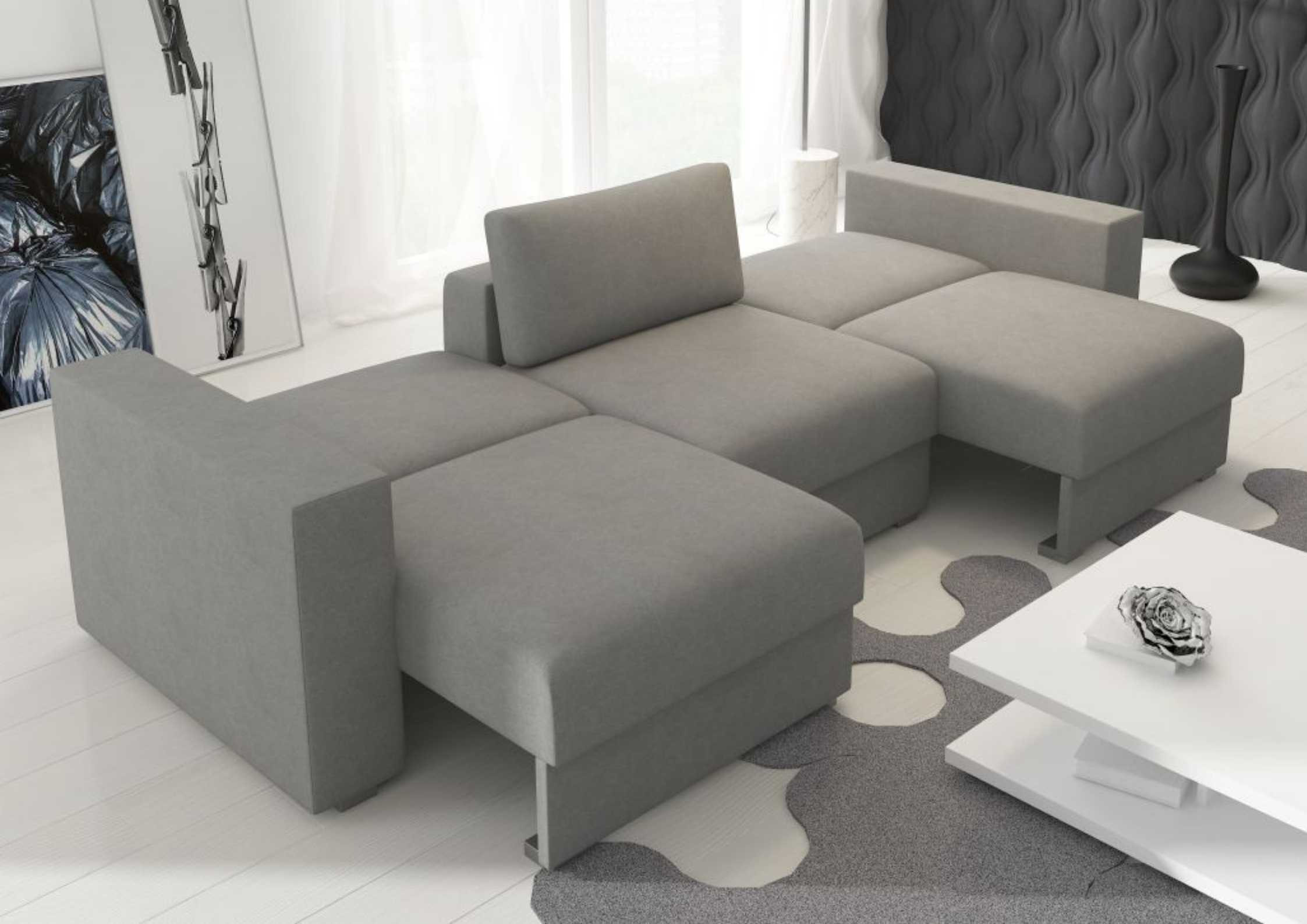 Duża modułowa sofa z funkcją spania LIFE - obrazek 4
