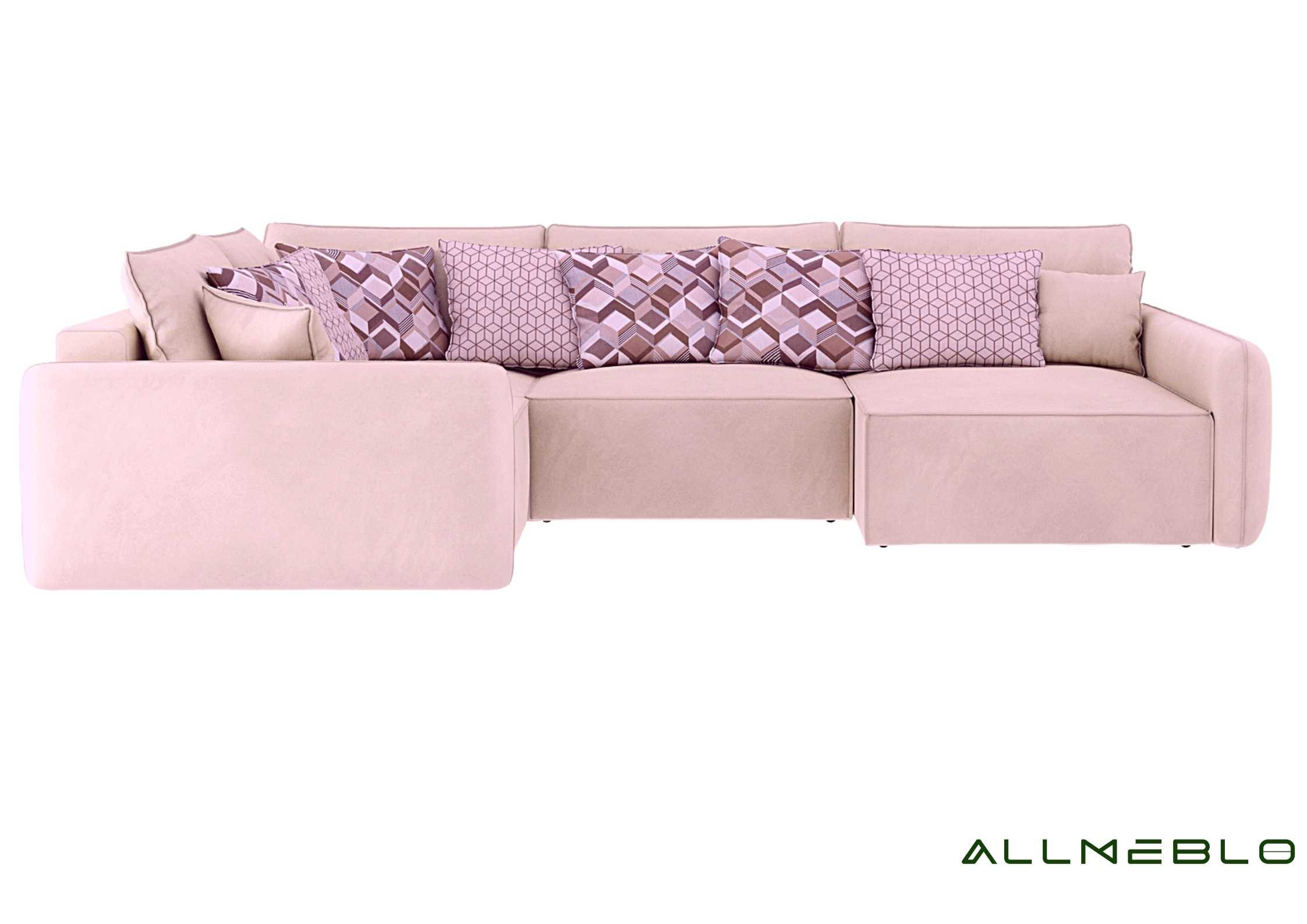 Duży ekskluzywny głęboki narożnik z funkcją spania VINCI LEWY - obrazek 6