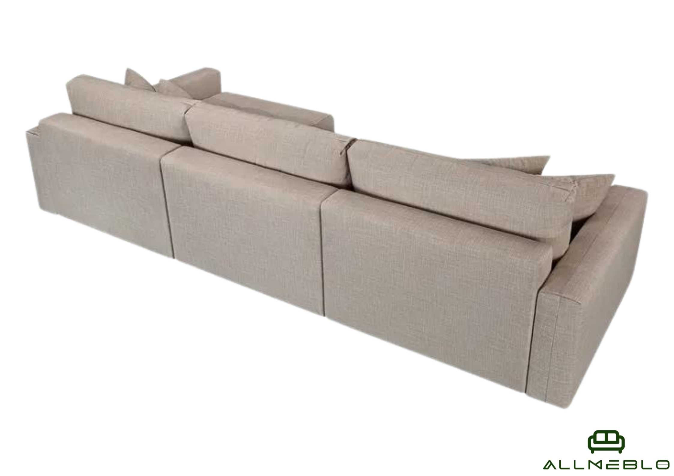 Duży narożnik pikowany modułowy rozkładany Vena Prawy - obrazek 3