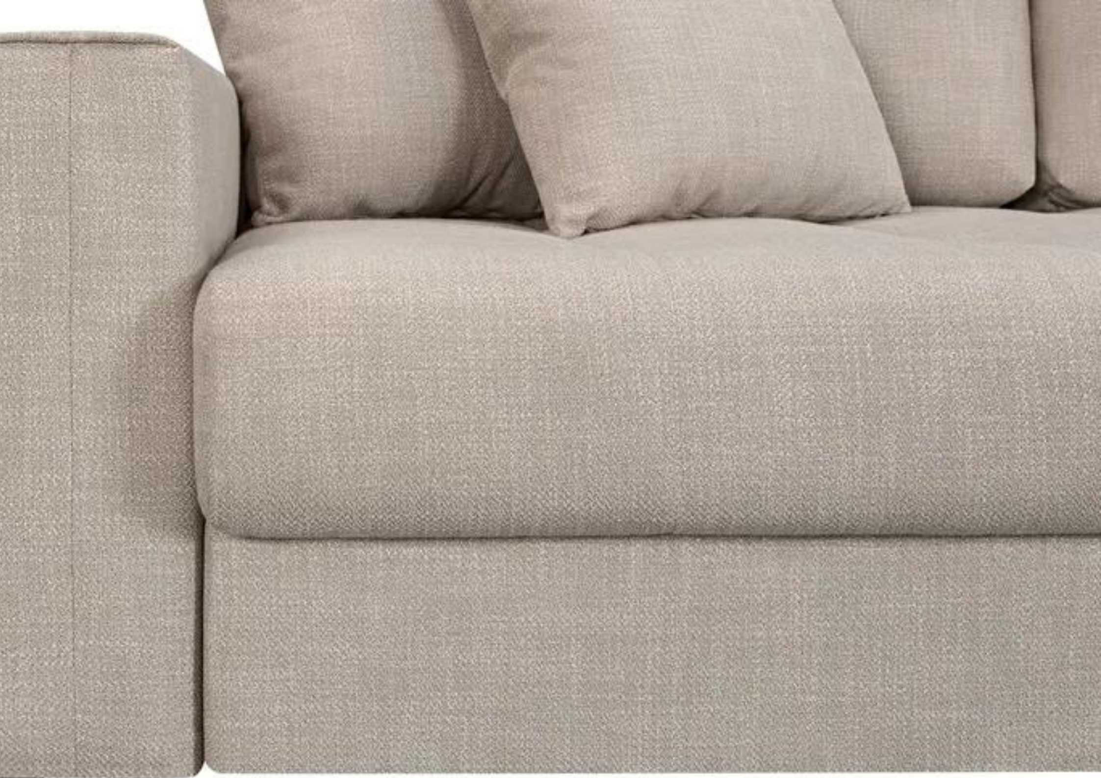 Duży narożnik pikowany modułowy rozkładany Vena Prawy - obrazek 4