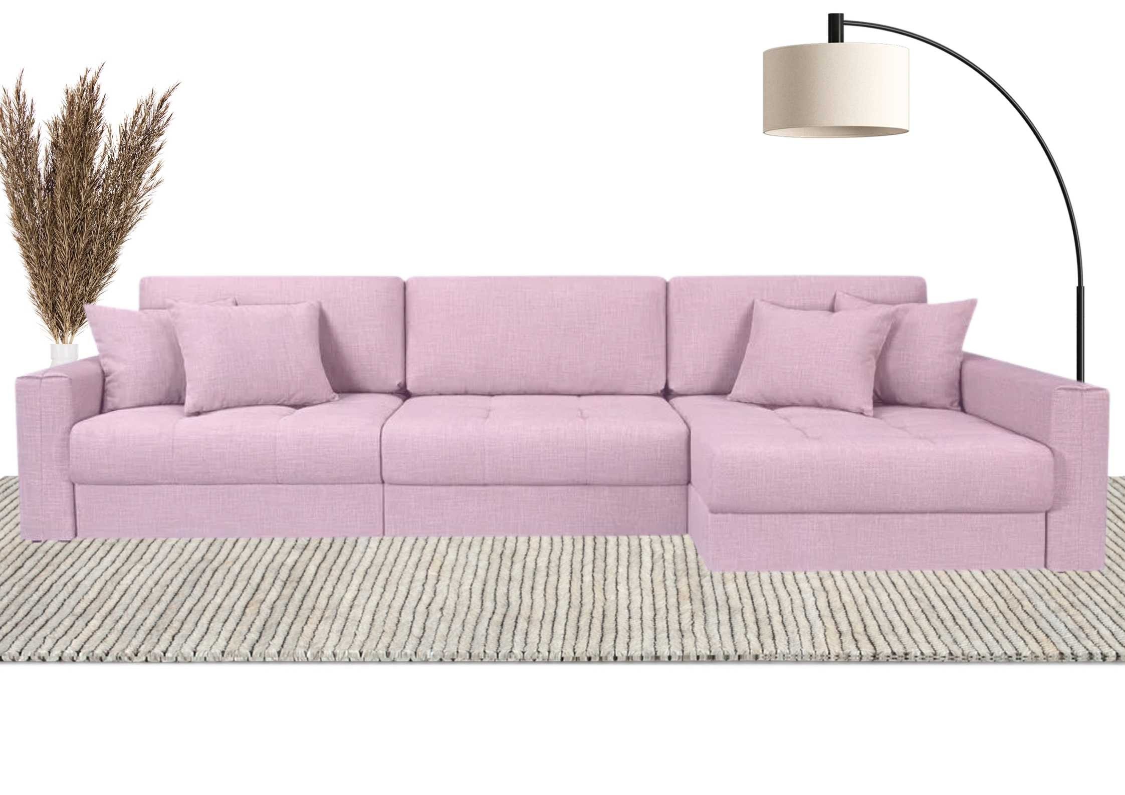 Duży narożnik pikowany modułowy rozkładany Vena Prawy - obrazek 9