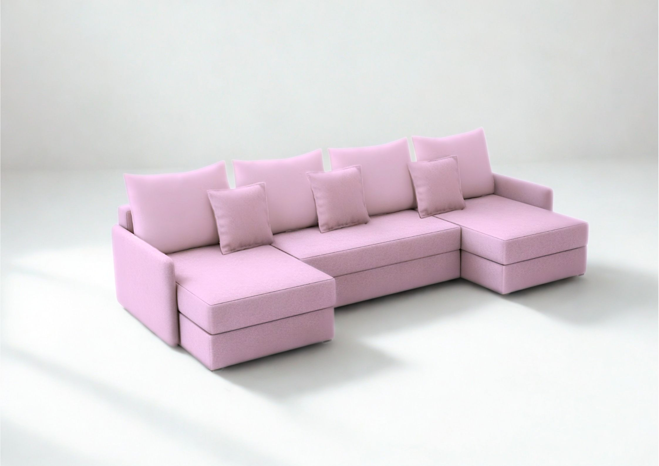 Duży Narożnik w kształcie litery U rozkładany Arkadia U - obrazek 6