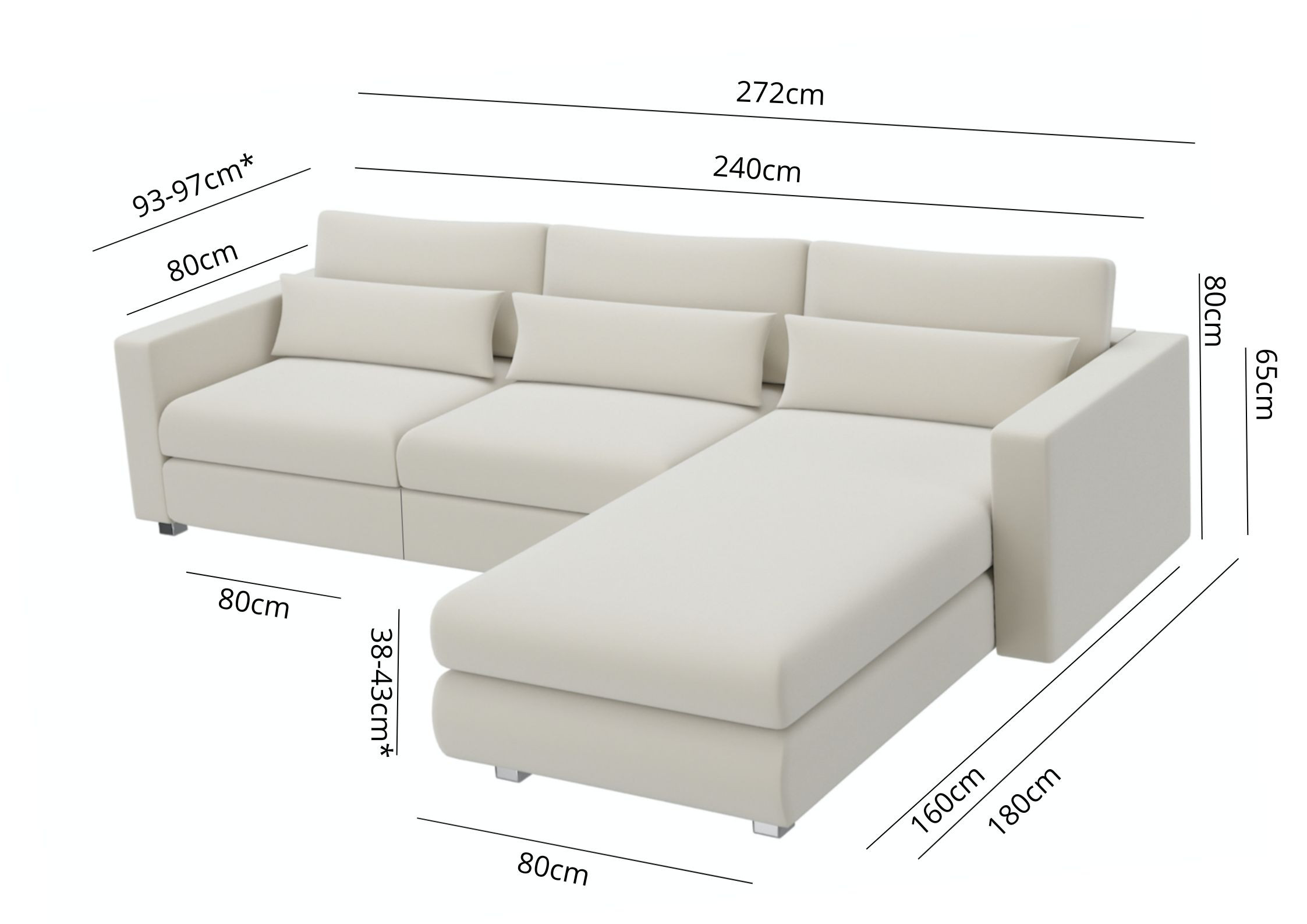 Elegancka rogówka z funkcją spania SUNSET Nowoczesny narożnik - obrazek 4