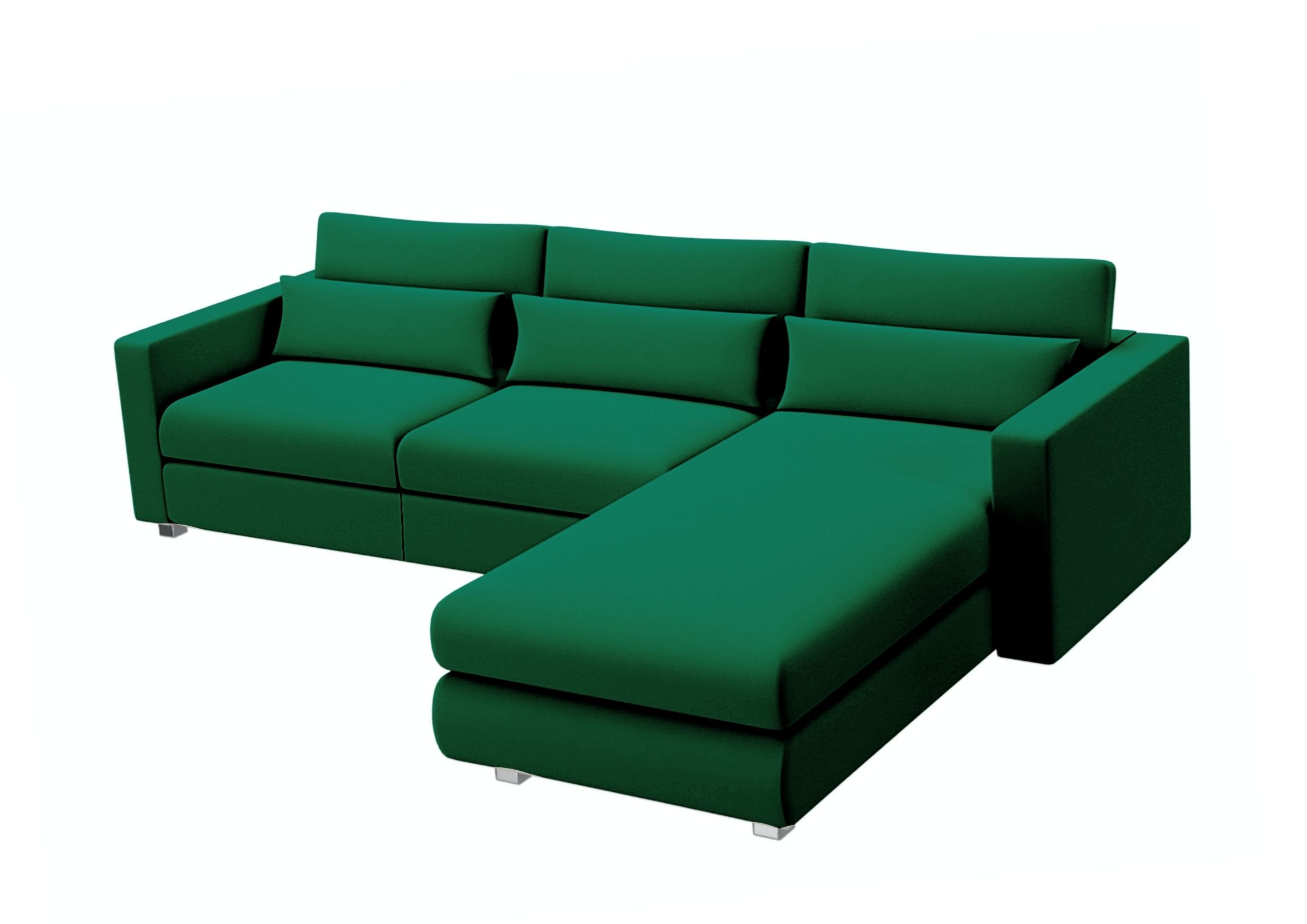 Elegancka rogówka z funkcją spania SUNSET Nowoczesny narożnik - obrazek 9