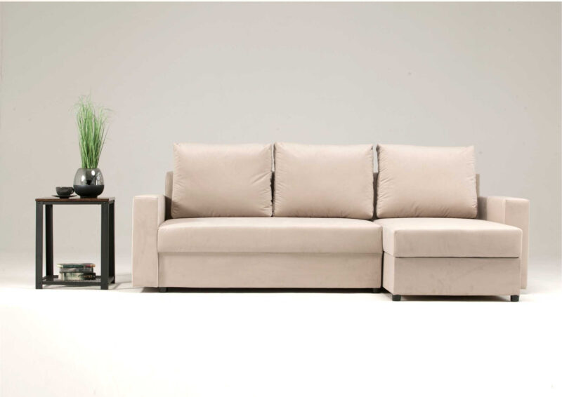 Klasyczna rogówka rozkładana ARLO kanapa narożna