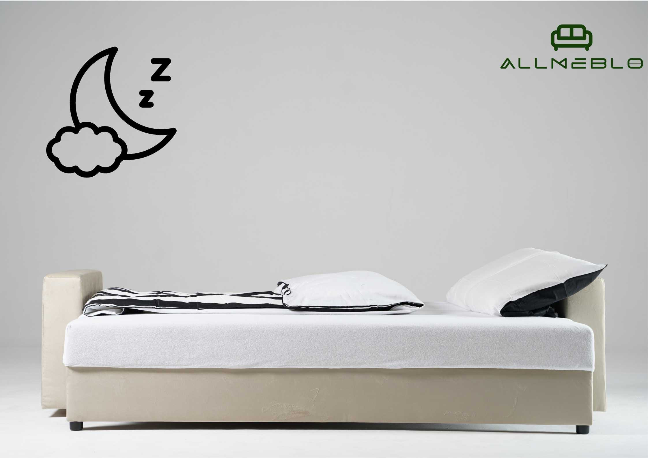 Klasyczna sofa z funkcją spania Arlo - obrazek 3