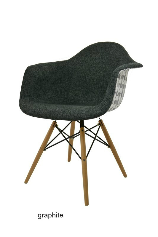 Krzesło do przedpokoju patchworkowe WORKCHTAP - obrazek 2