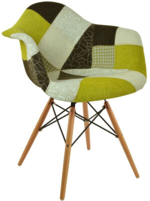 Krzesło do przedpokoju patchworkowe WORKCHTAP