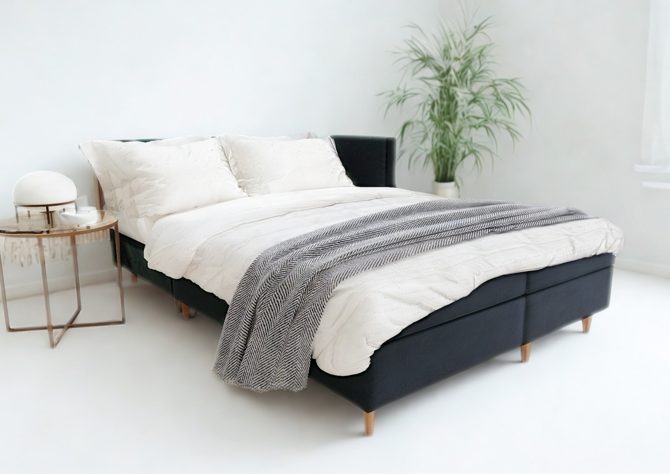 Lewa pikowana rogówka rozkładana z funkcją spania PREGO - obrazek 3