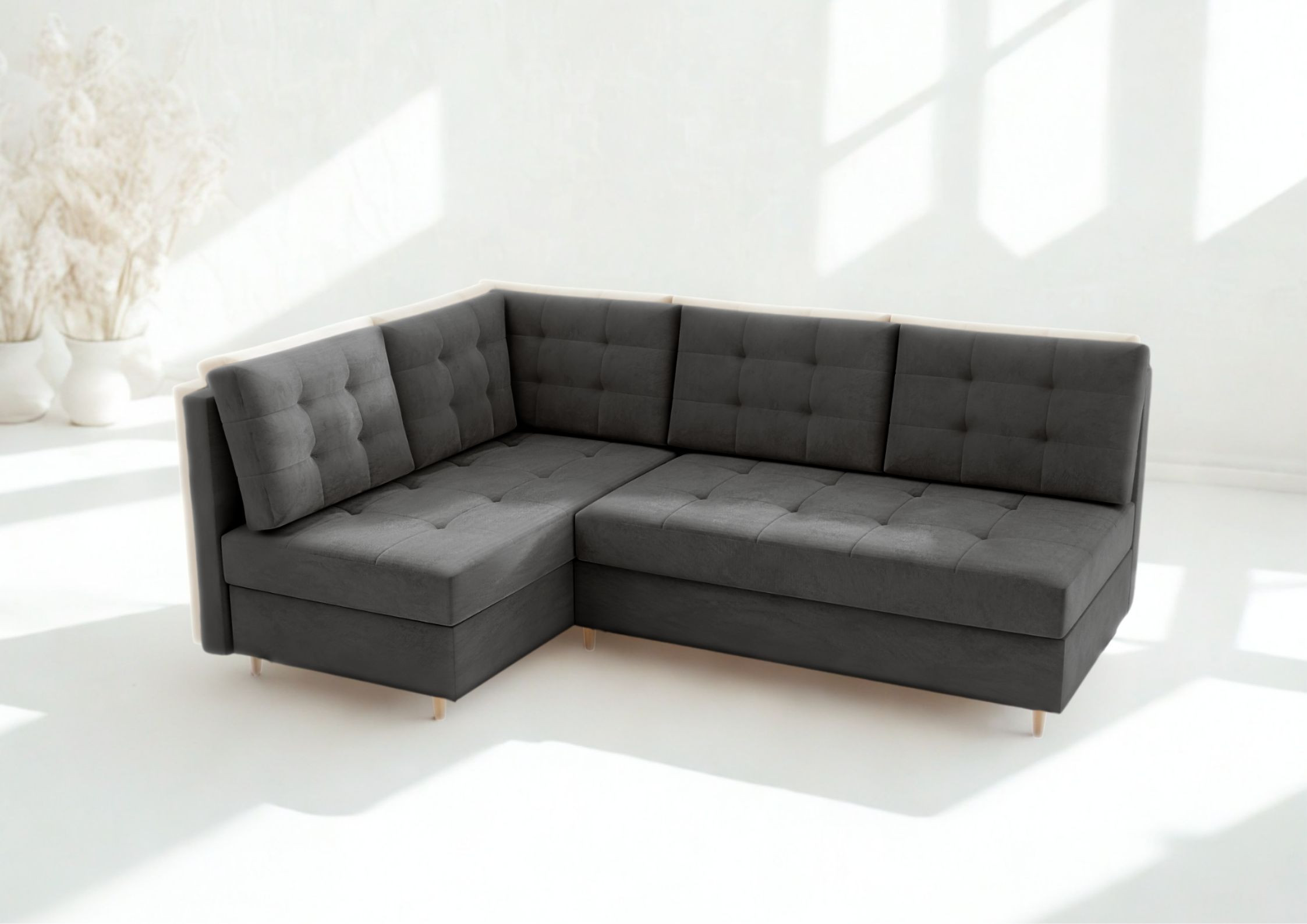 Lewa pikowana rogówka rozkładana z funkcją spania PREGO - obrazek 8