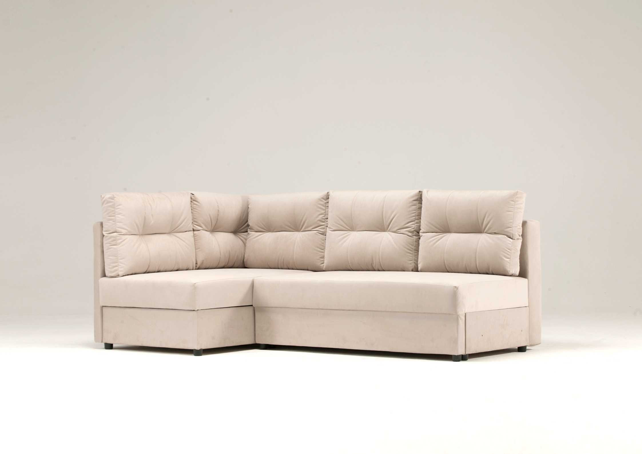 Lewa rogówka rozkładana z pikowanymi poduszkami MALA - obrazek 5