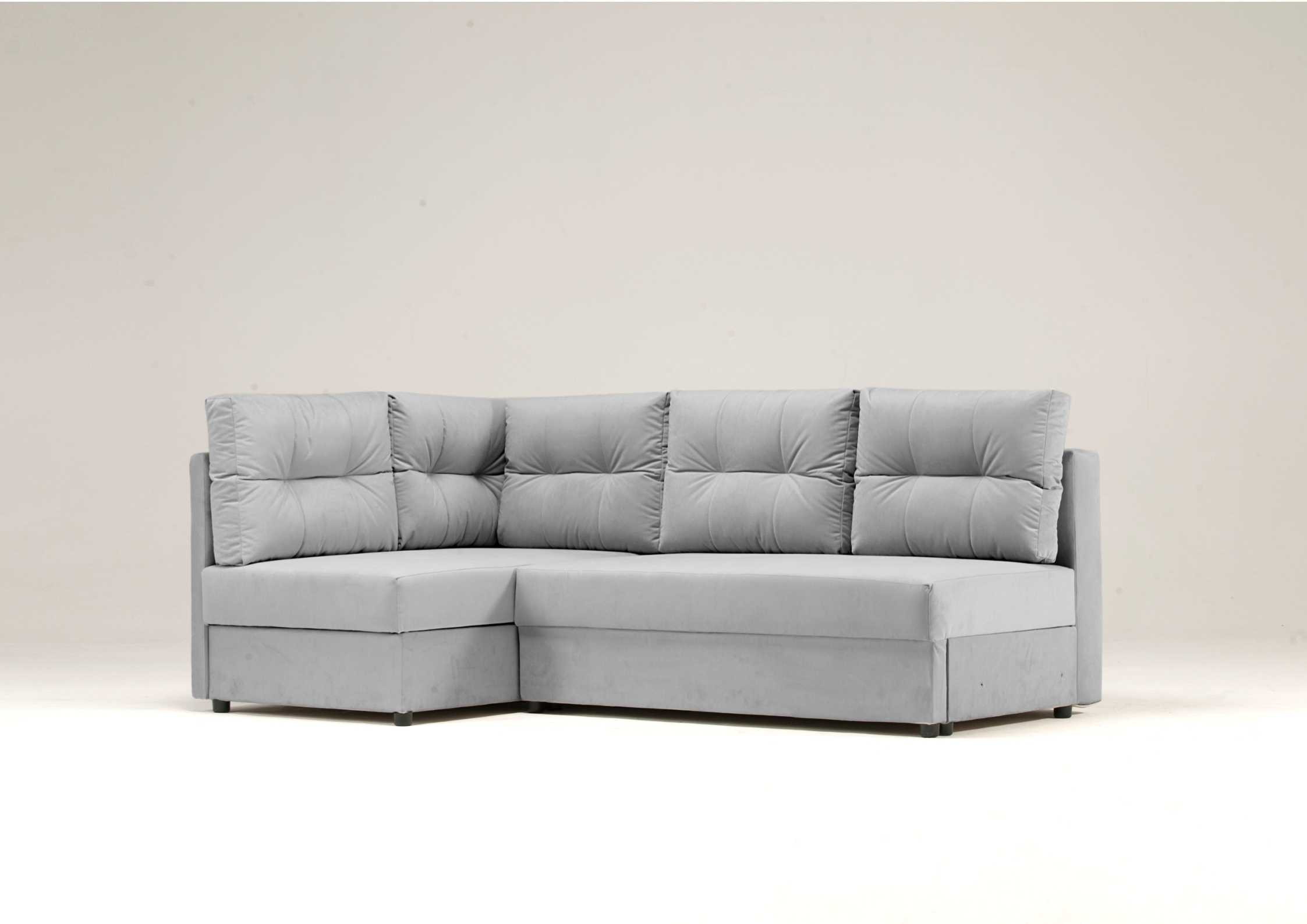 Lewa rogówka rozkładana z pikowanymi poduszkami MALA - obrazek 6