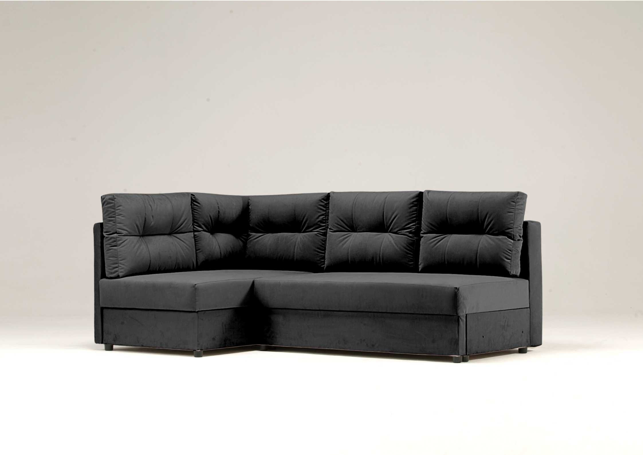 Lewa rogówka rozkładana z pikowanymi poduszkami MALA - obrazek 8