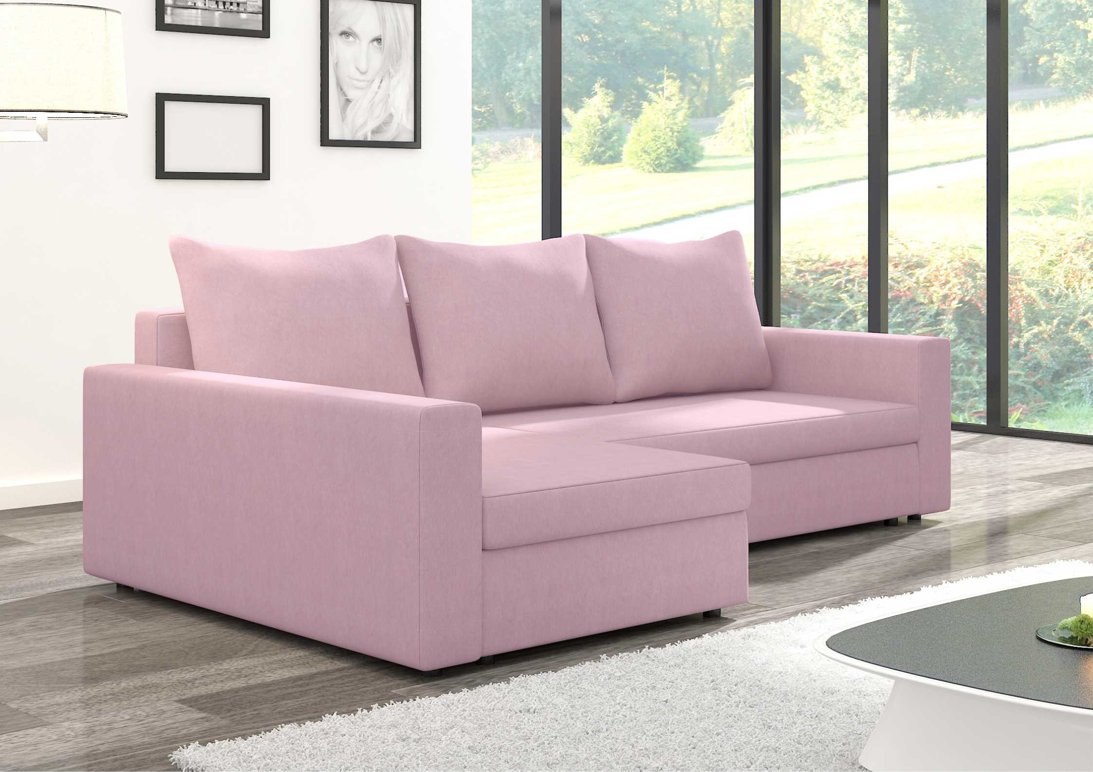 Lewa rogówka rozkładana z prostymi podłokietnikami ARLO 2 - obrazek 5