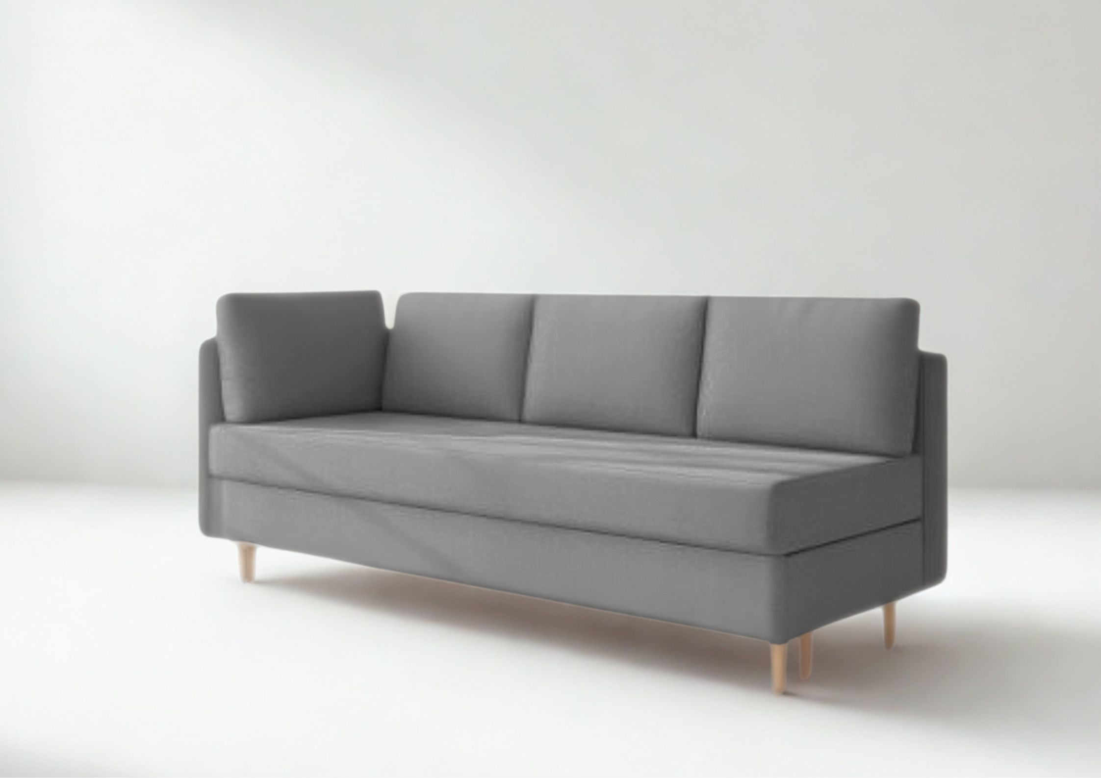 Lewa sofa skandynawska z funkcją spania PRATO - obrazek 9