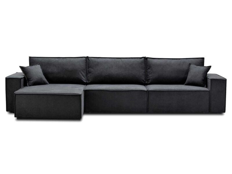 Lewy narożnik loftowy rozkładany do salonu GRANDE