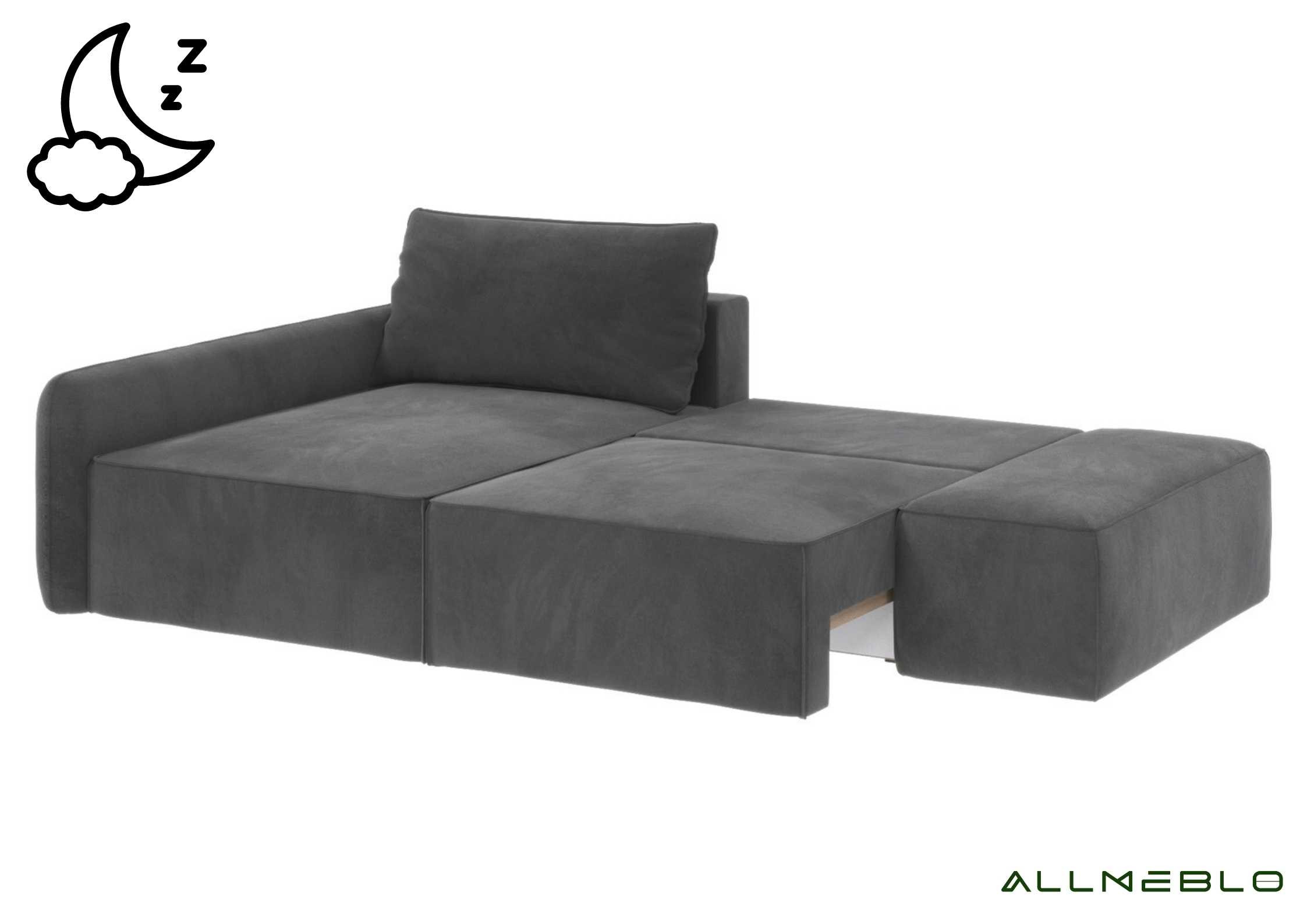 Lewy narożnik modułowy z funkcją spania Vinci BIS - obrazek 3