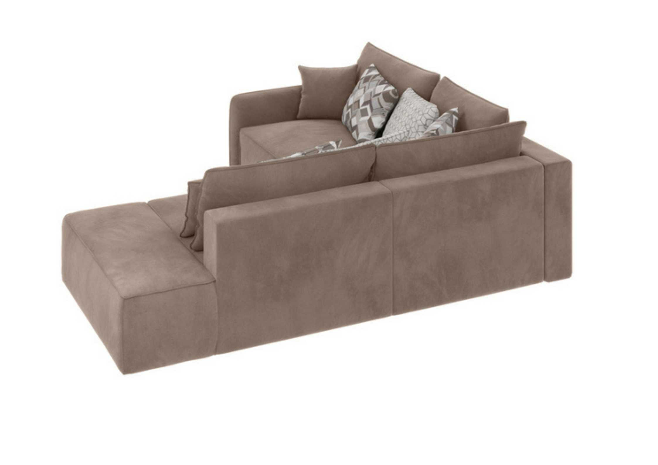 Lewy rozkładany narożnik Vinci 3 z pufą modułowy - obrazek 2