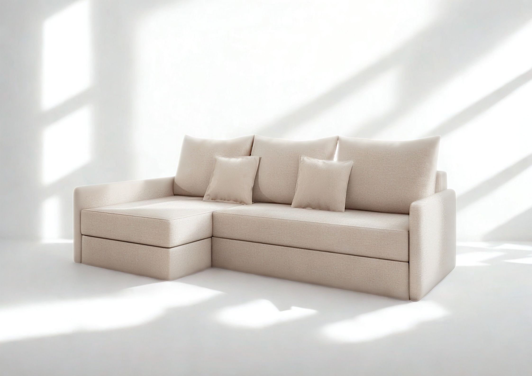 Mała lewa rogówka z funkcją spania ARKADIA 2 narożnik rozkładana - obrazek 5