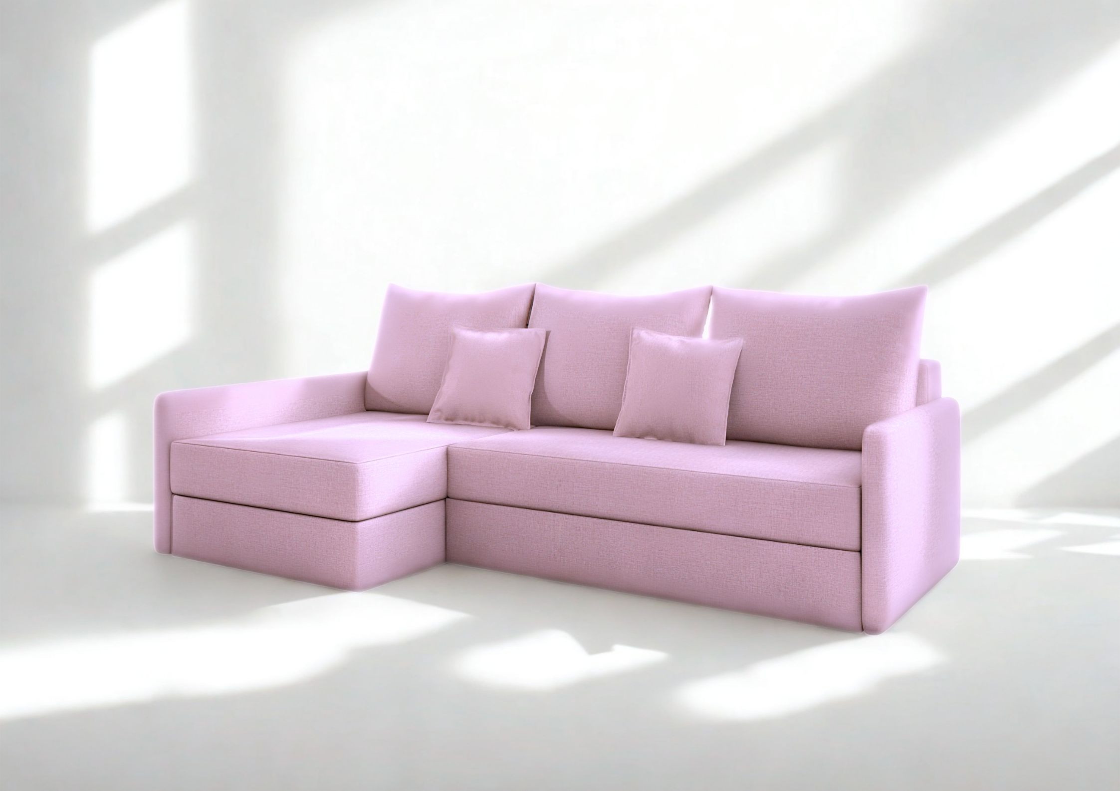 Mała lewa rogówka z funkcją spania ARKADIA 2 narożnik rozkładana - obrazek 6