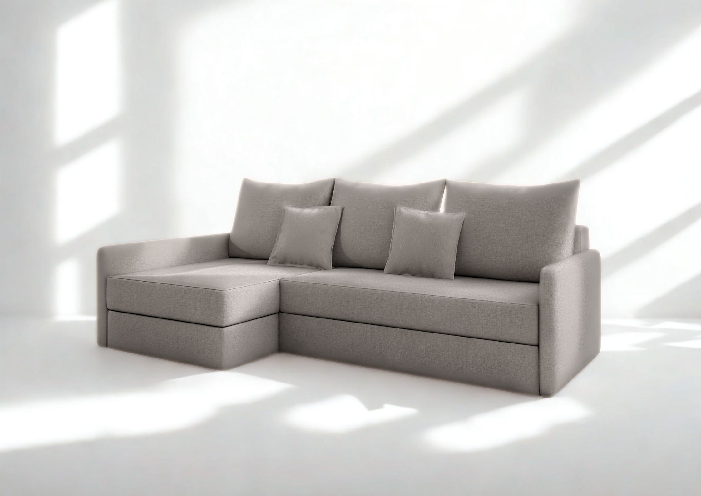 Mała lewa rogówka z funkcją spania ARKADIA 2 narożnik rozkładana - obrazek 7