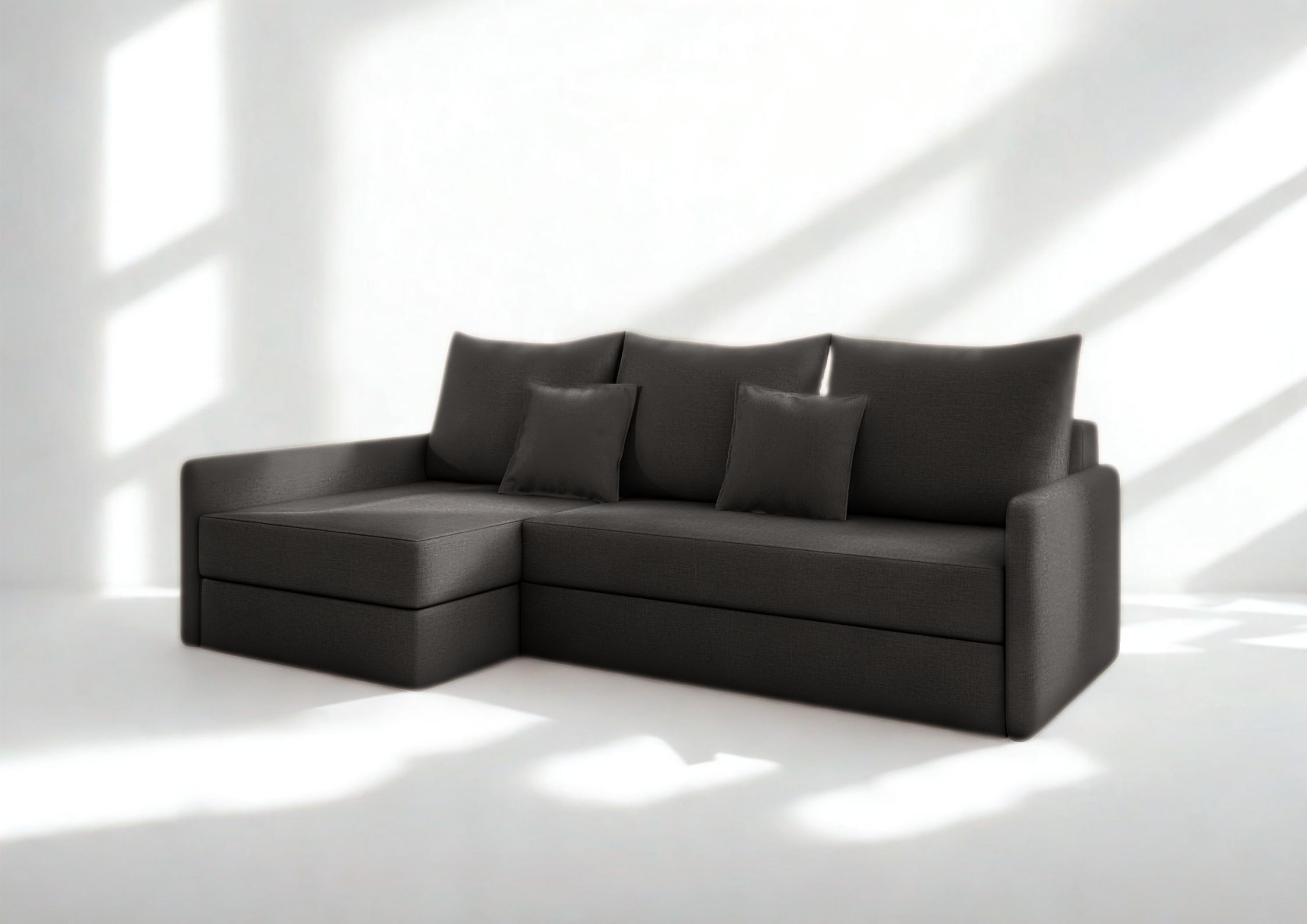 Mała lewa rogówka z funkcją spania ARKADIA 2 narożnik rozkładana - obrazek 8