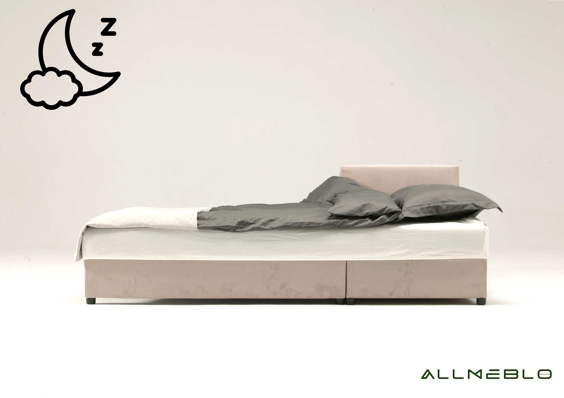 Mała rogówka rozkładana SKANDI pikowane poduszki - obrazek 3