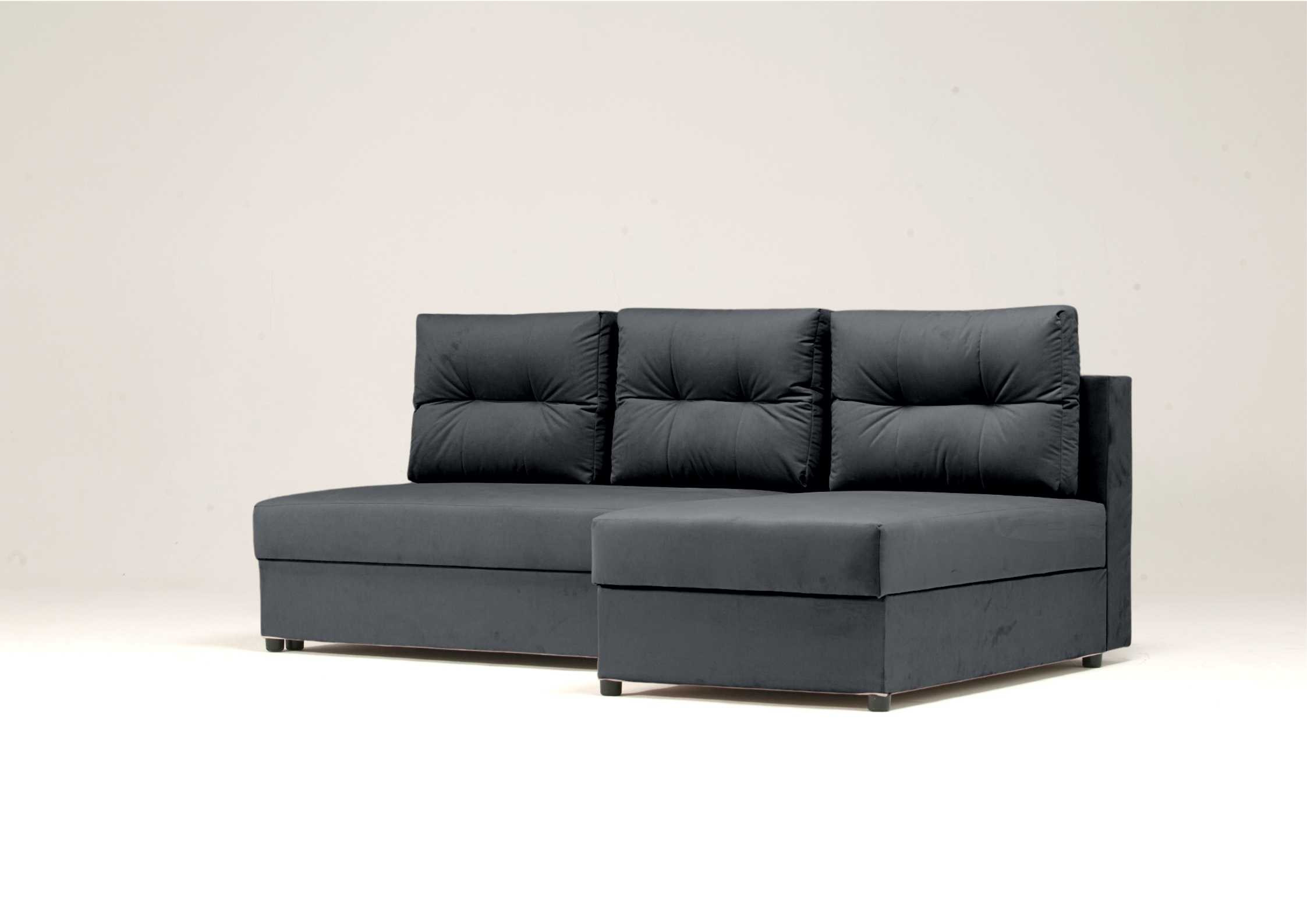 Mała rogówka rozkładana SKANDI pikowane poduszki - obrazek 9