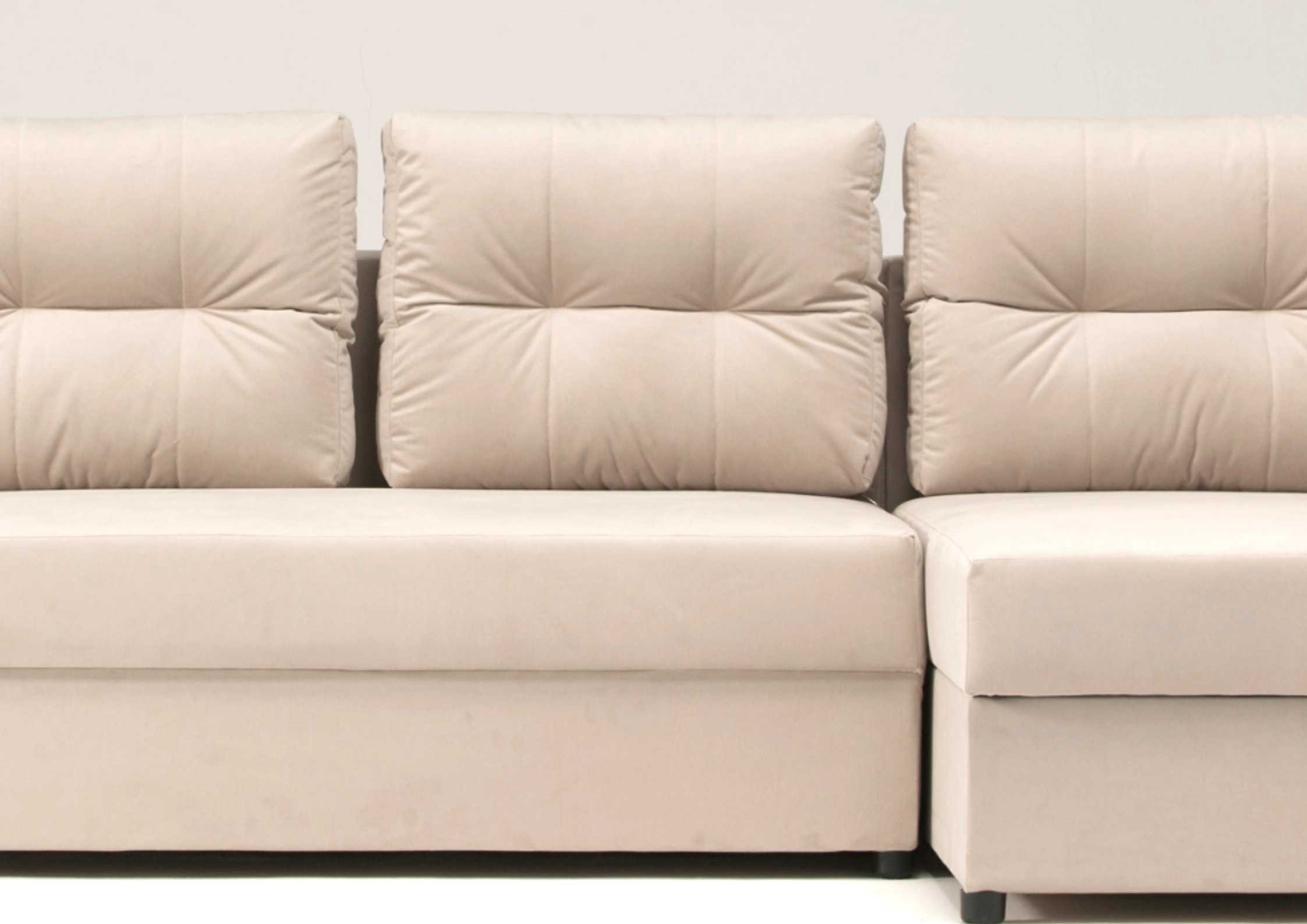 Mała rogówka rozkładana z pikowanymi poduszkami SKANDI - obrazek 2