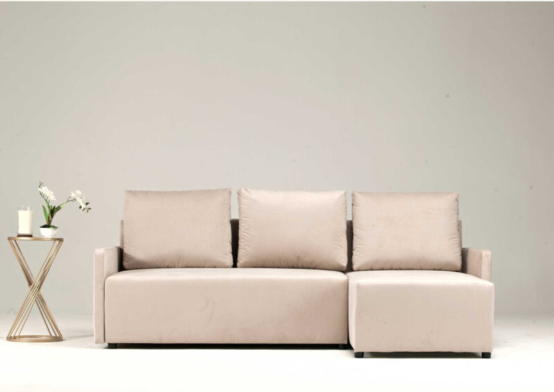 Mała rozkładana rogówka PARMA mała rogówka z funkcją spania