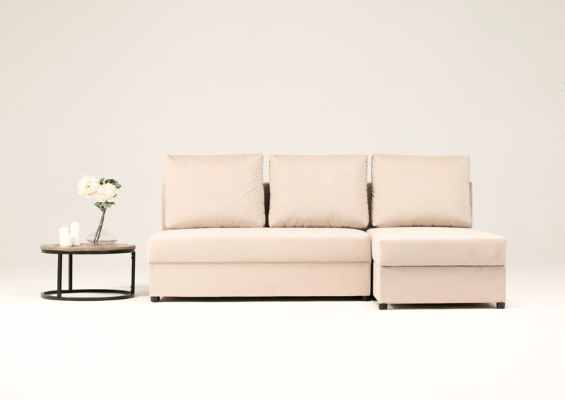 Mały narożnik z funkcją spania PACO klasyczny narożnik bez boków