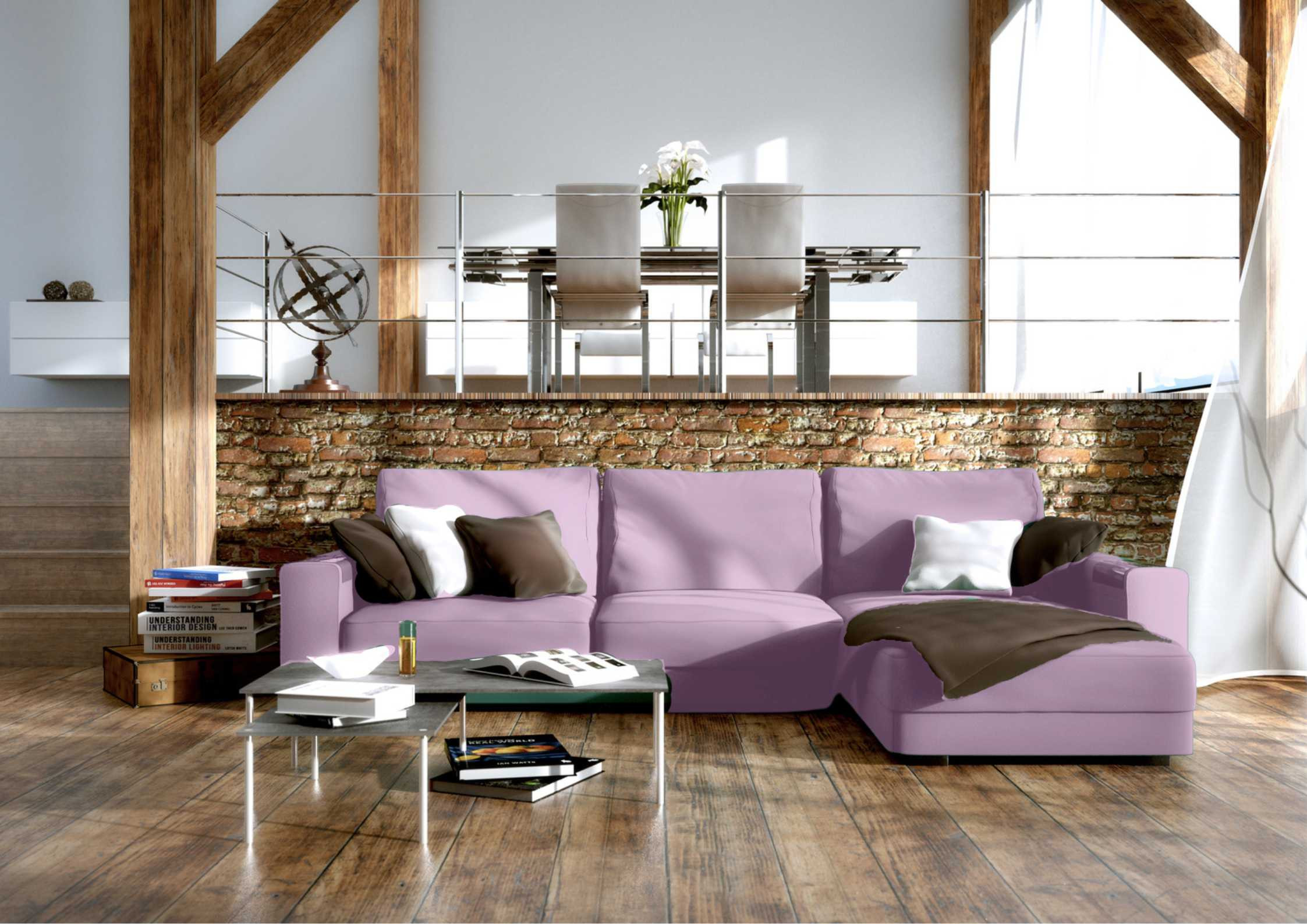 Mały prosty narożnik do salonu DAILY rogówka z funkcją spania - obrazek 7