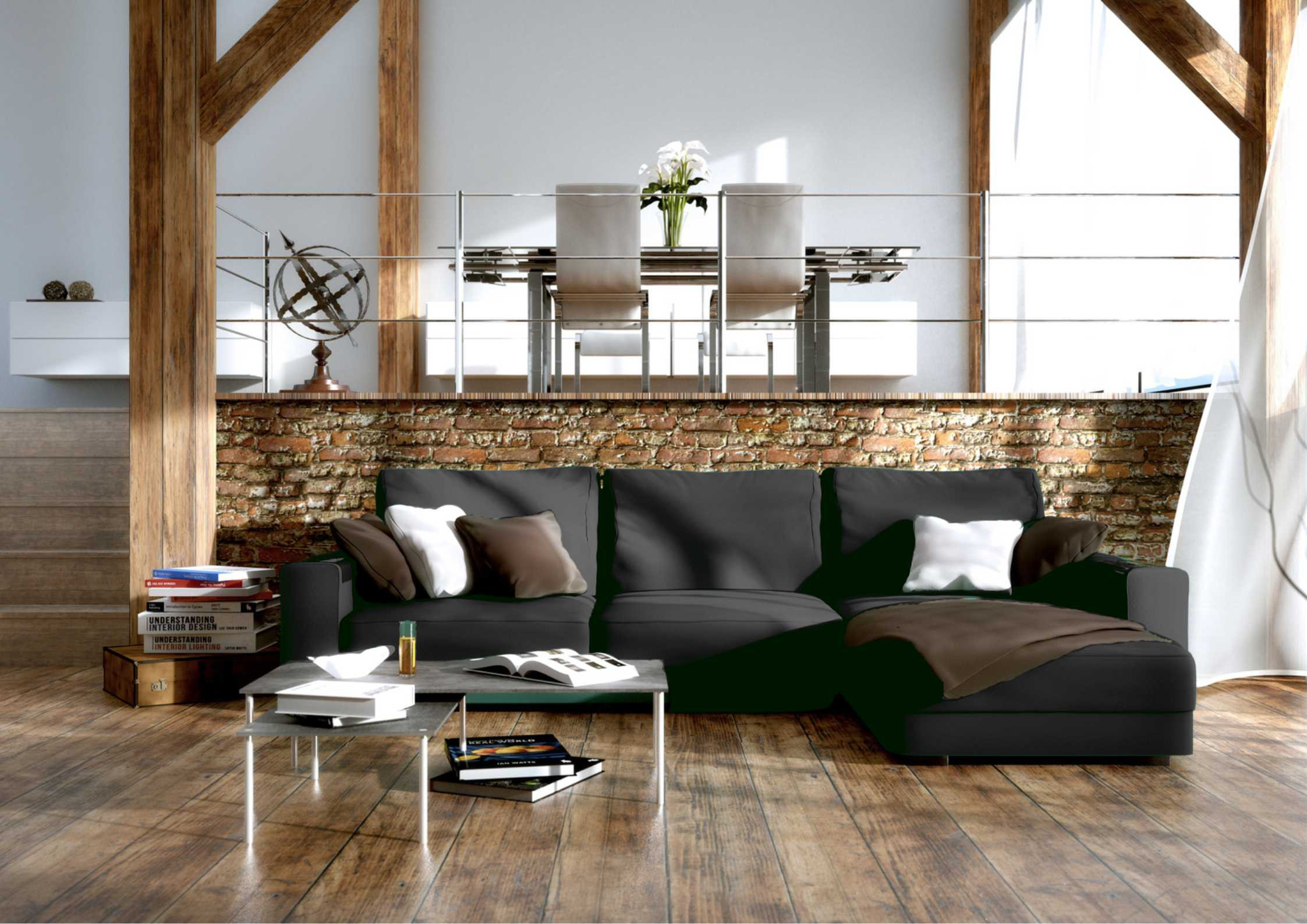 Mały prosty narożnik do salonu DAILY rogówka z funkcją spania - obrazek 8