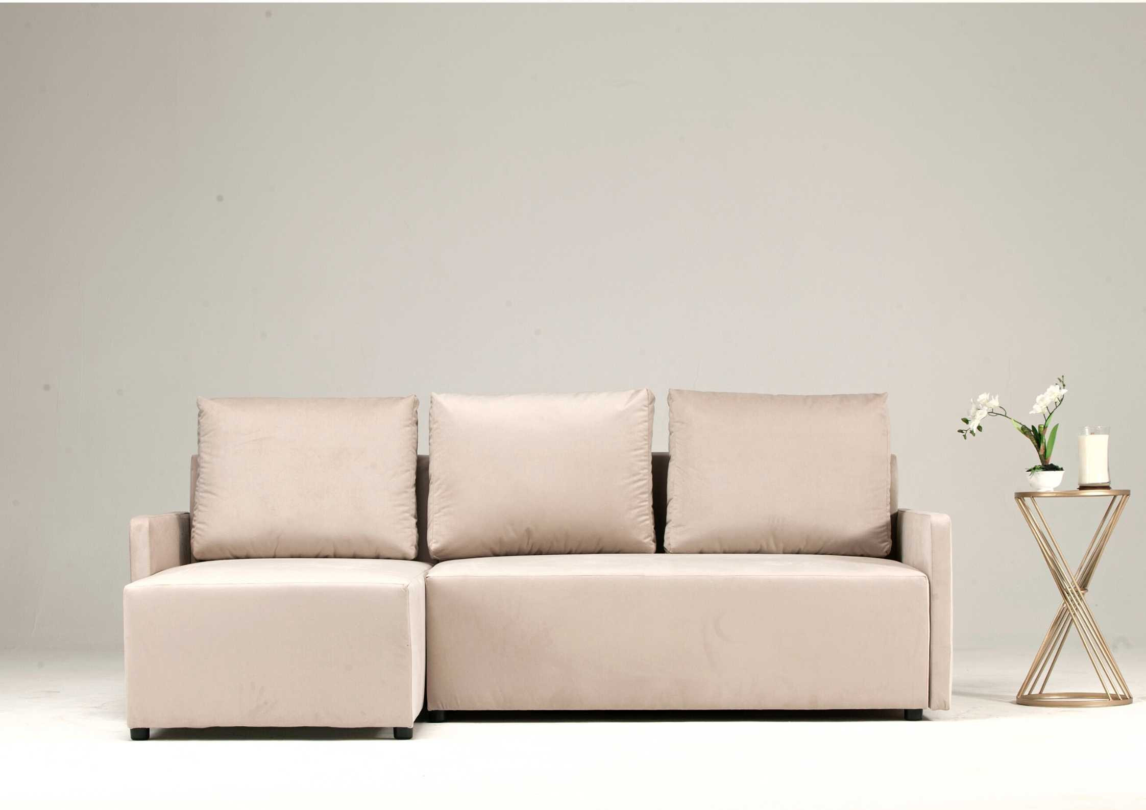 Mały rozkładany narożnik PARMA mała rogówka z funkcją spania