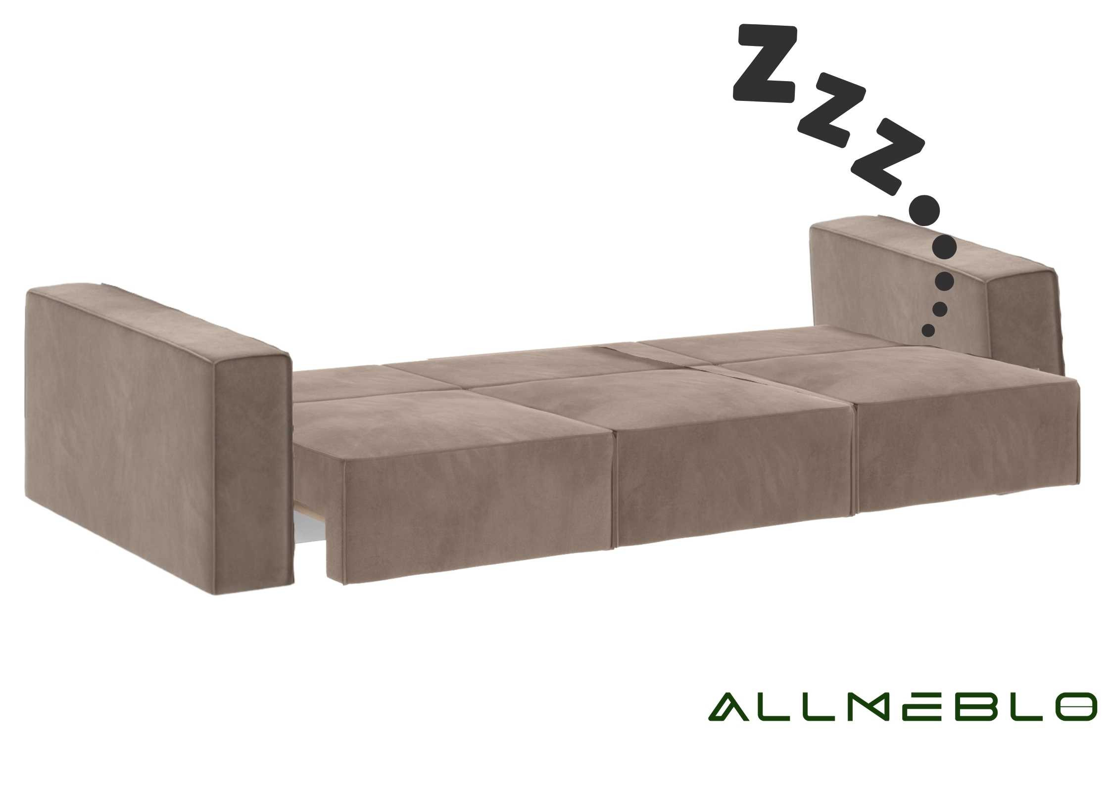 Modułowa sofa Sens szew angielski z funkcją spania - obrazek 3