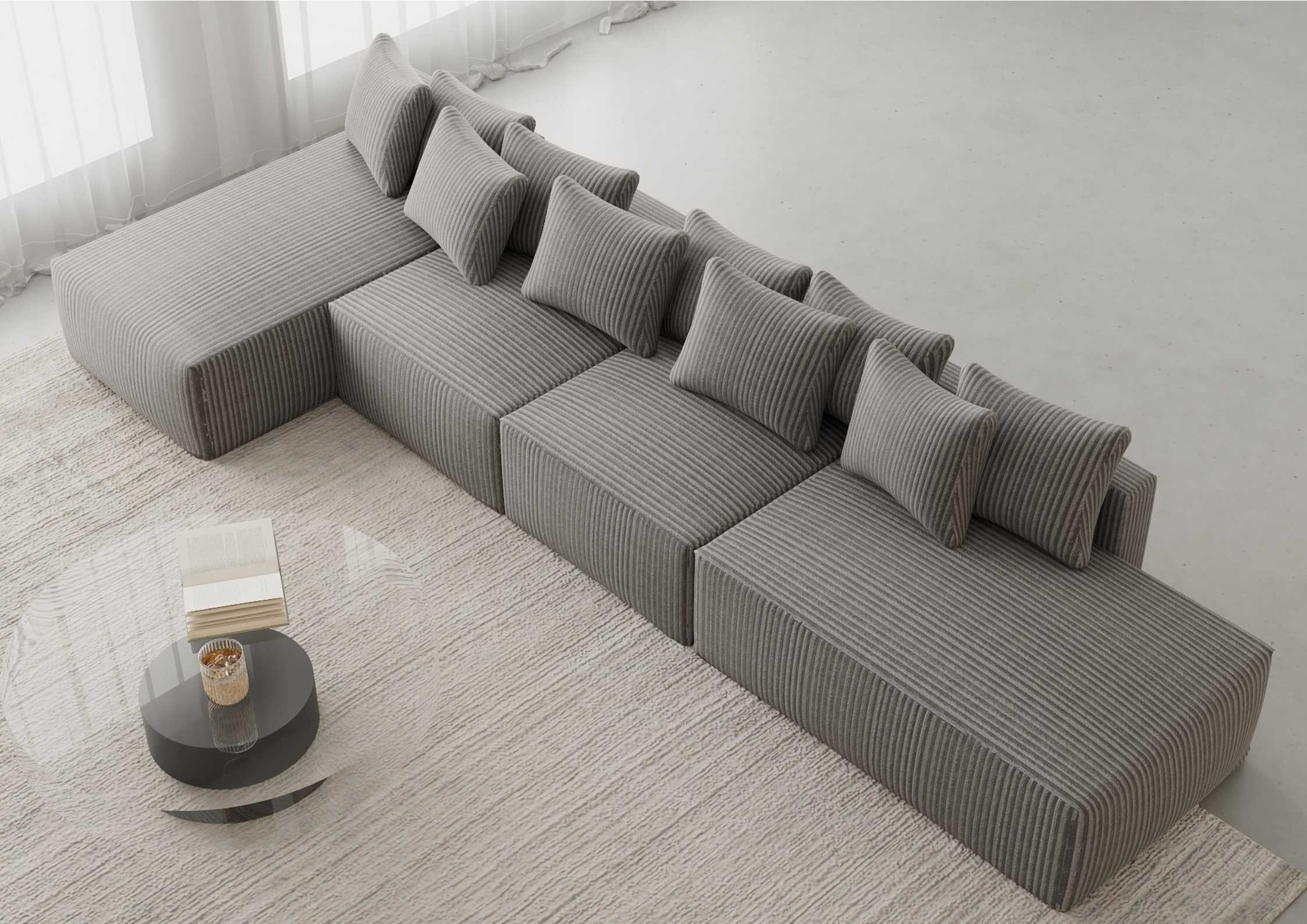 Modułowy narożnik z funkcją spania SUGOI LEWY - obrazek 7