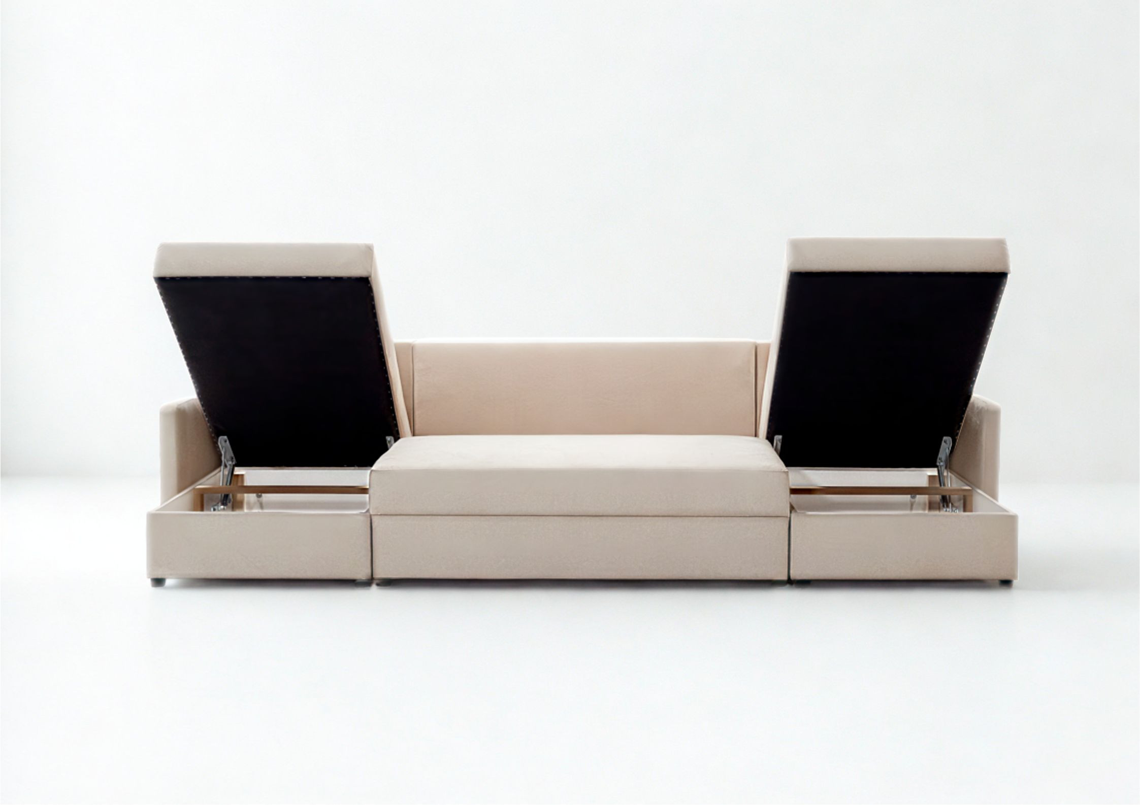 Narożnik do salonu w kształcie litery U rozkładany Arlo U - obrazek 2