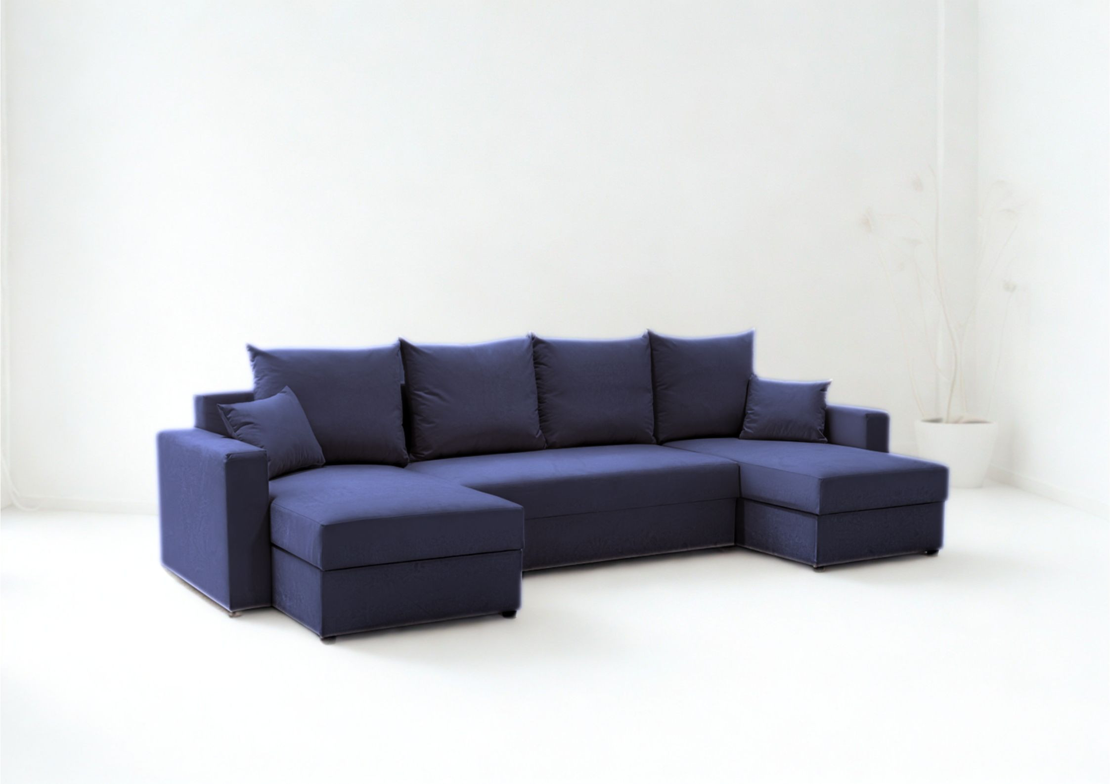 Narożnik do salonu w kształcie litery U rozkładany Arlo U - obrazek 9