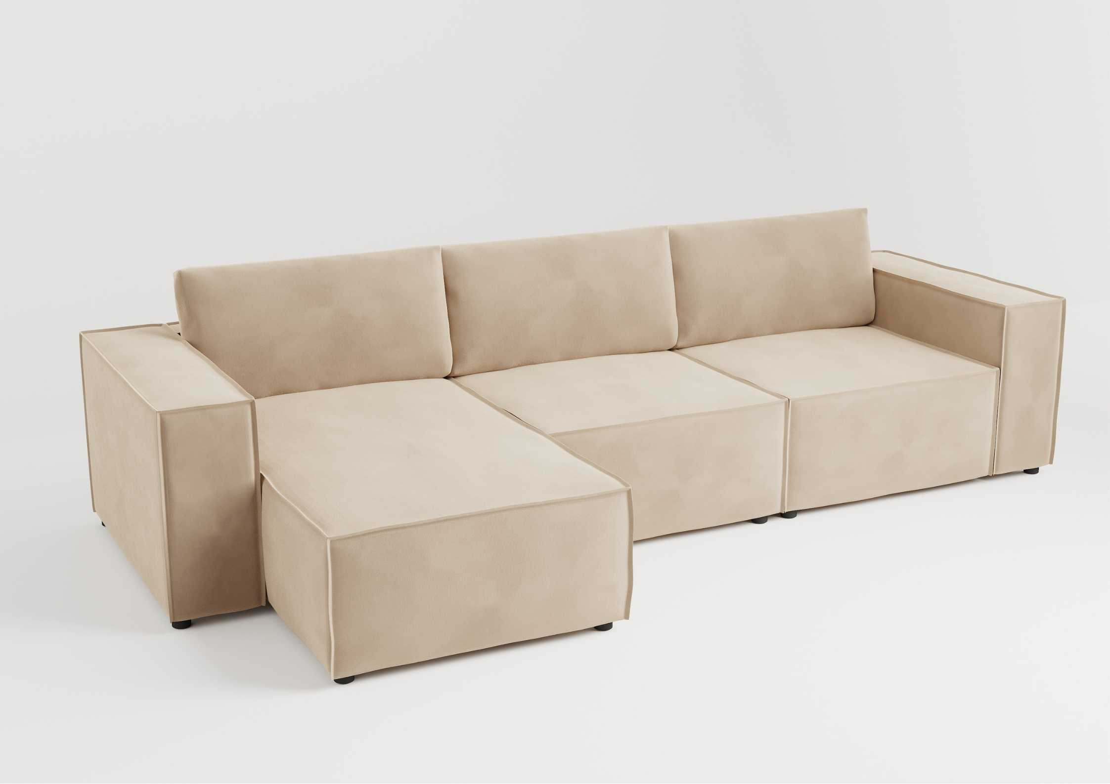 Narożnik modułowy z funkcją spania KATEI LEWY - obrazek 5