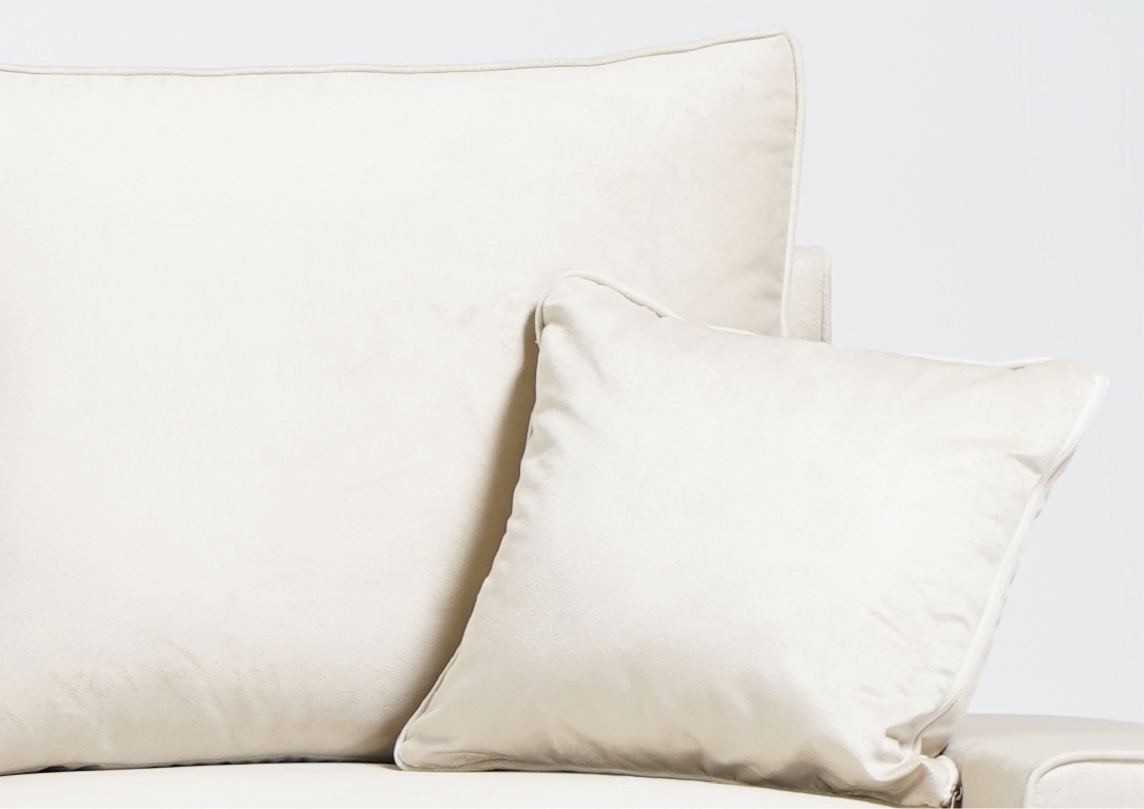 Narożnik na złotych nogach z funkcją spania STINO Lewy - obrazek 2