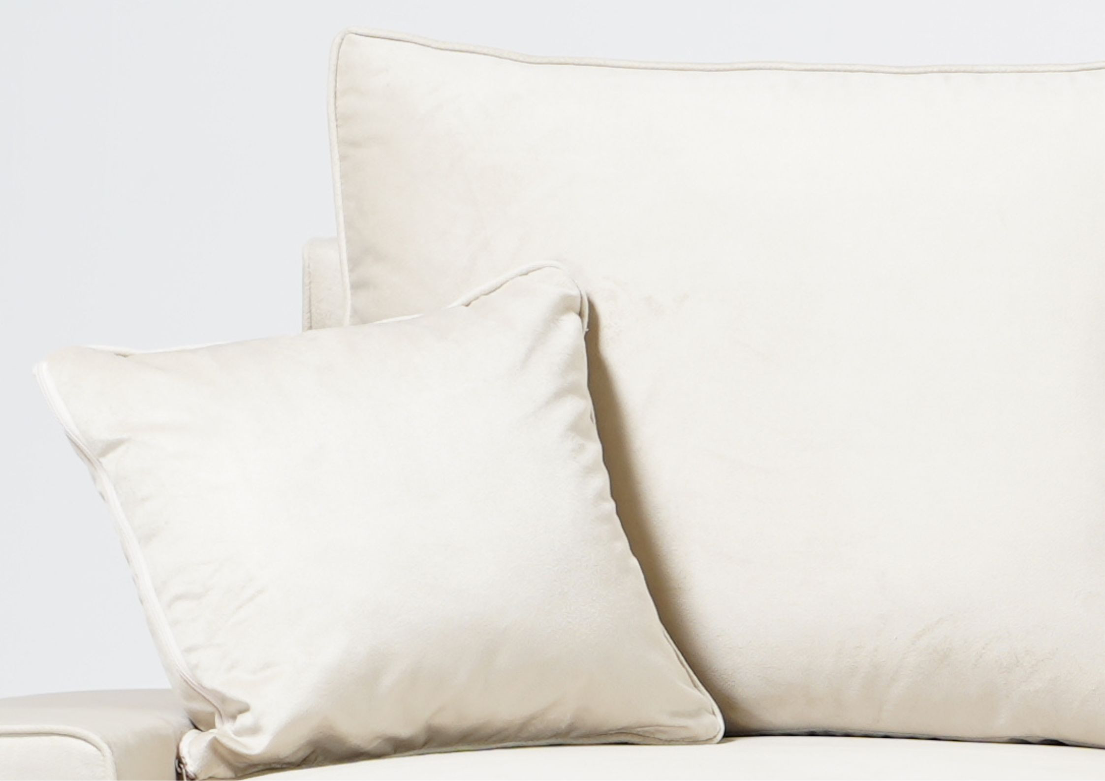 Narożnik na złotych nogach z funkcją spania STINO Prawy - obrazek 2