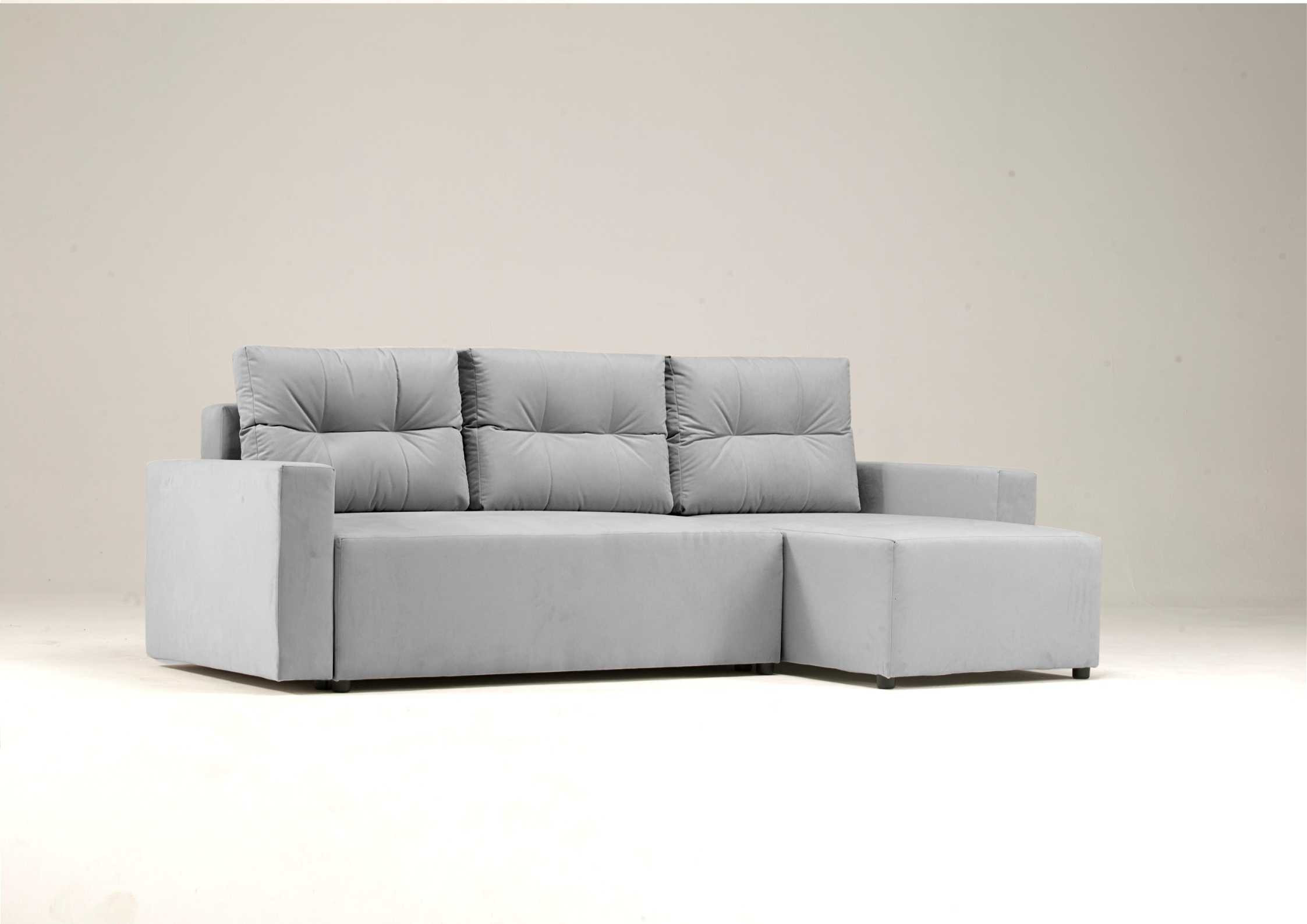 Narożnik z funkcją spania z pikowanymi poduszkami BONO - obrazek 7