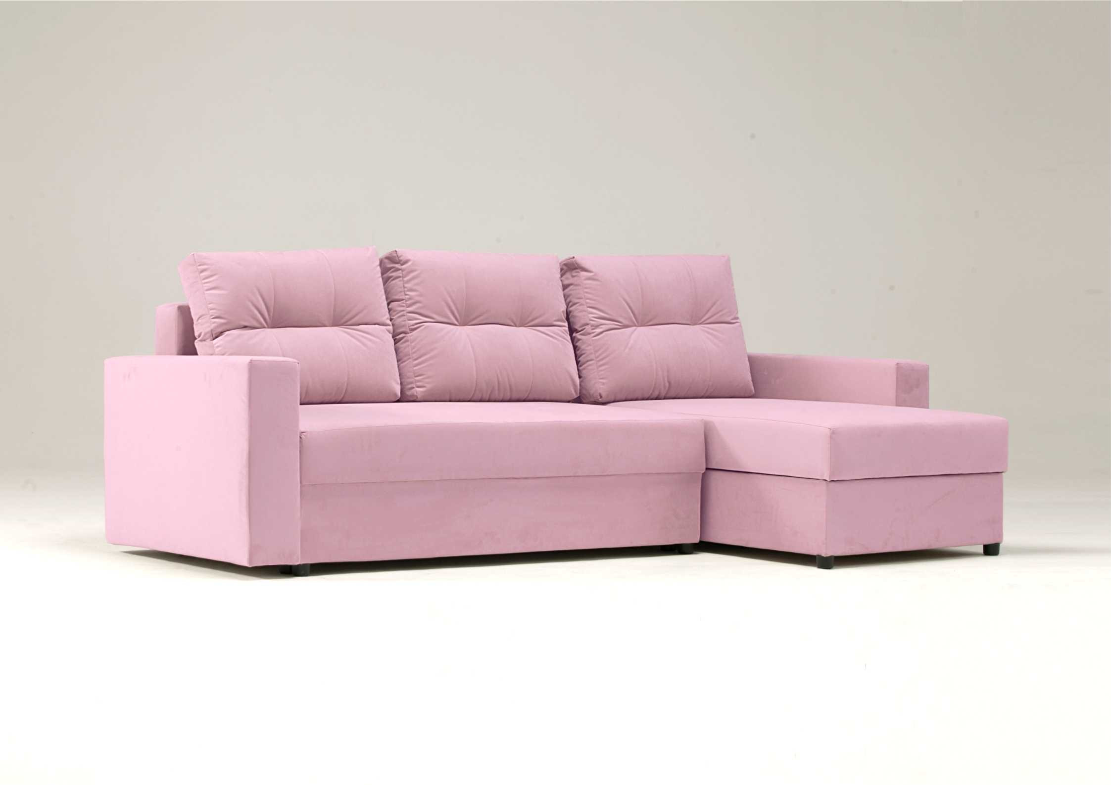 Narożnikowa kanapa rozkładana z pikowanymi poduszkami BORA - obrazek 6