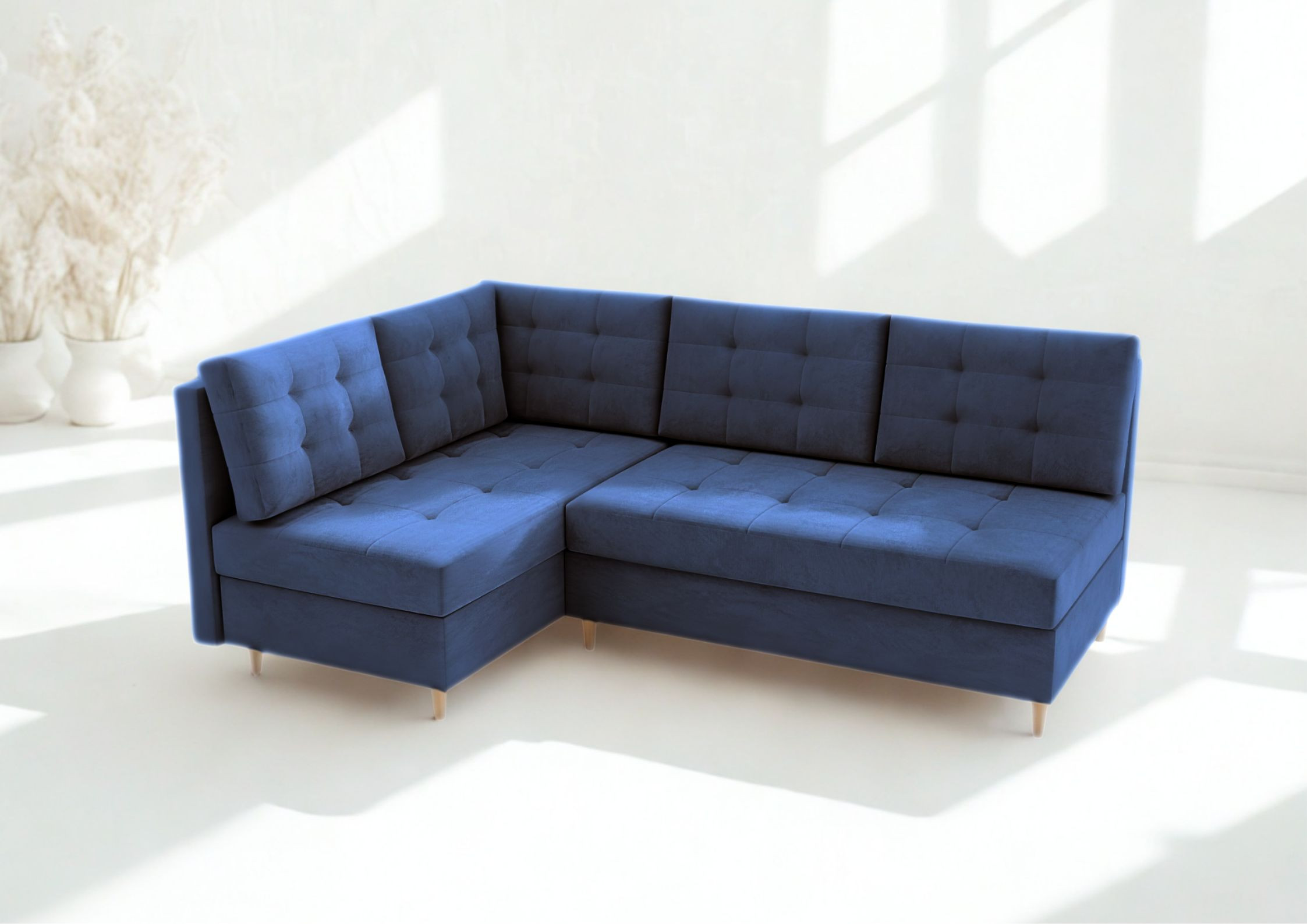 Pikowany narożnik Lewy z funkcją spania PREGO - obrazek 6