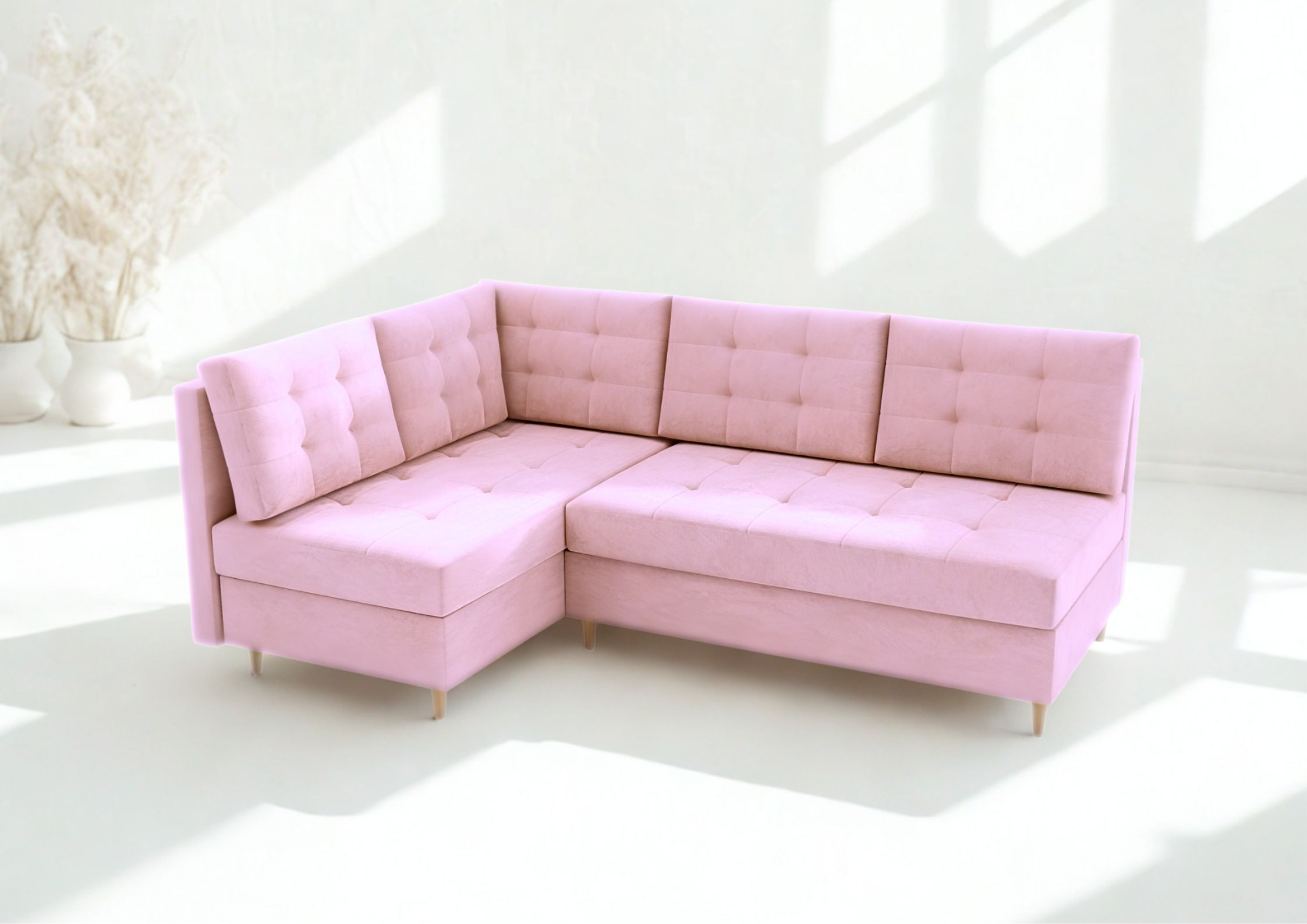 Pikowany narożnik Lewy z funkcją spania PREGO - obrazek 9