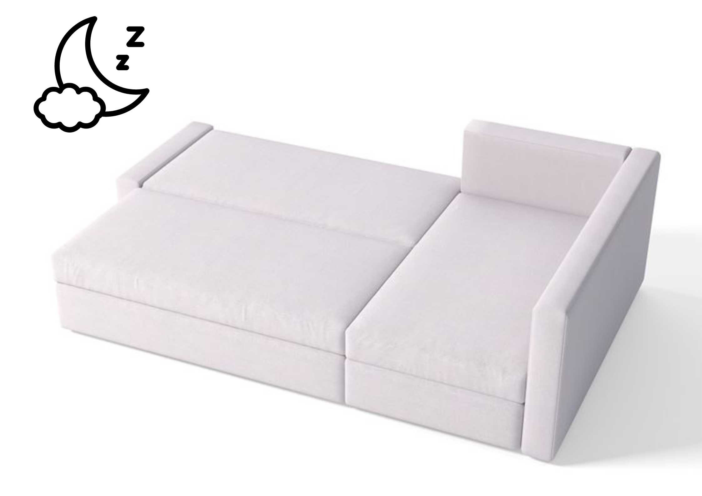 Prawa kanapa narożna TIMO Rogówka z funkcją spania FRIHETEN - obrazek 3