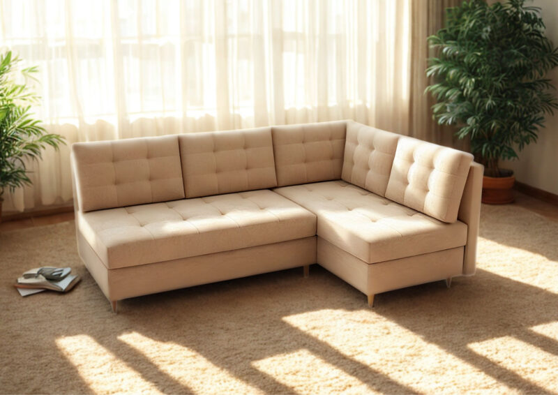 Prawa pikowana rogówka z funkcją spania PREGO rozkładana do spania